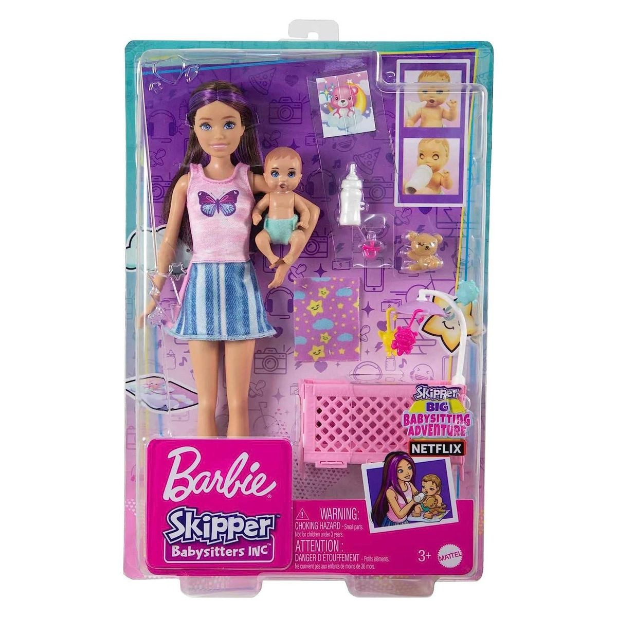 Mattel® Spielwelt Mattel HJY33 - Barbie Skipper Babysitters Inc. - Puppe+Gi günstig online kaufen