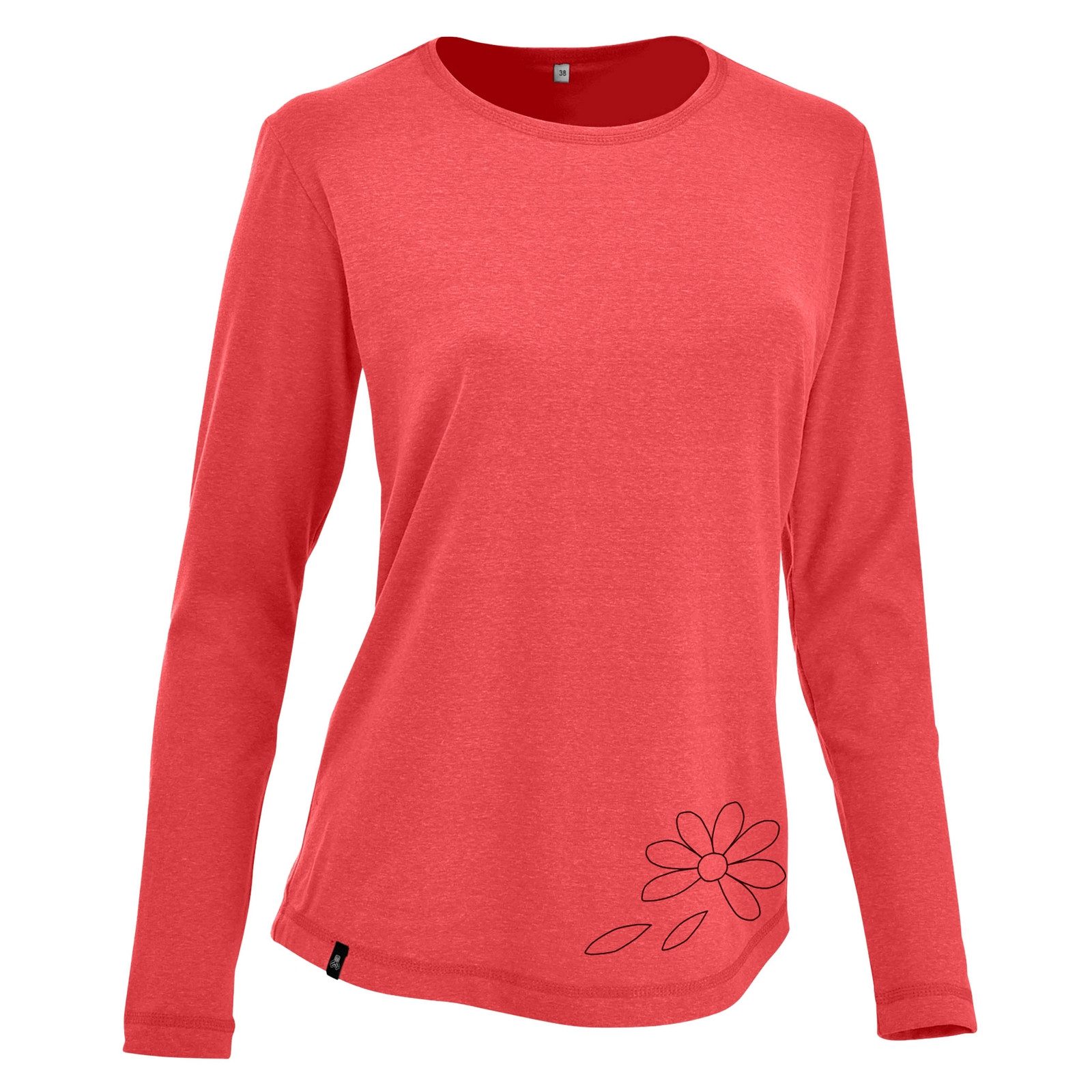 Maul Sport® Langarmshirt Lehel mit Print auf der linken unteren Seite