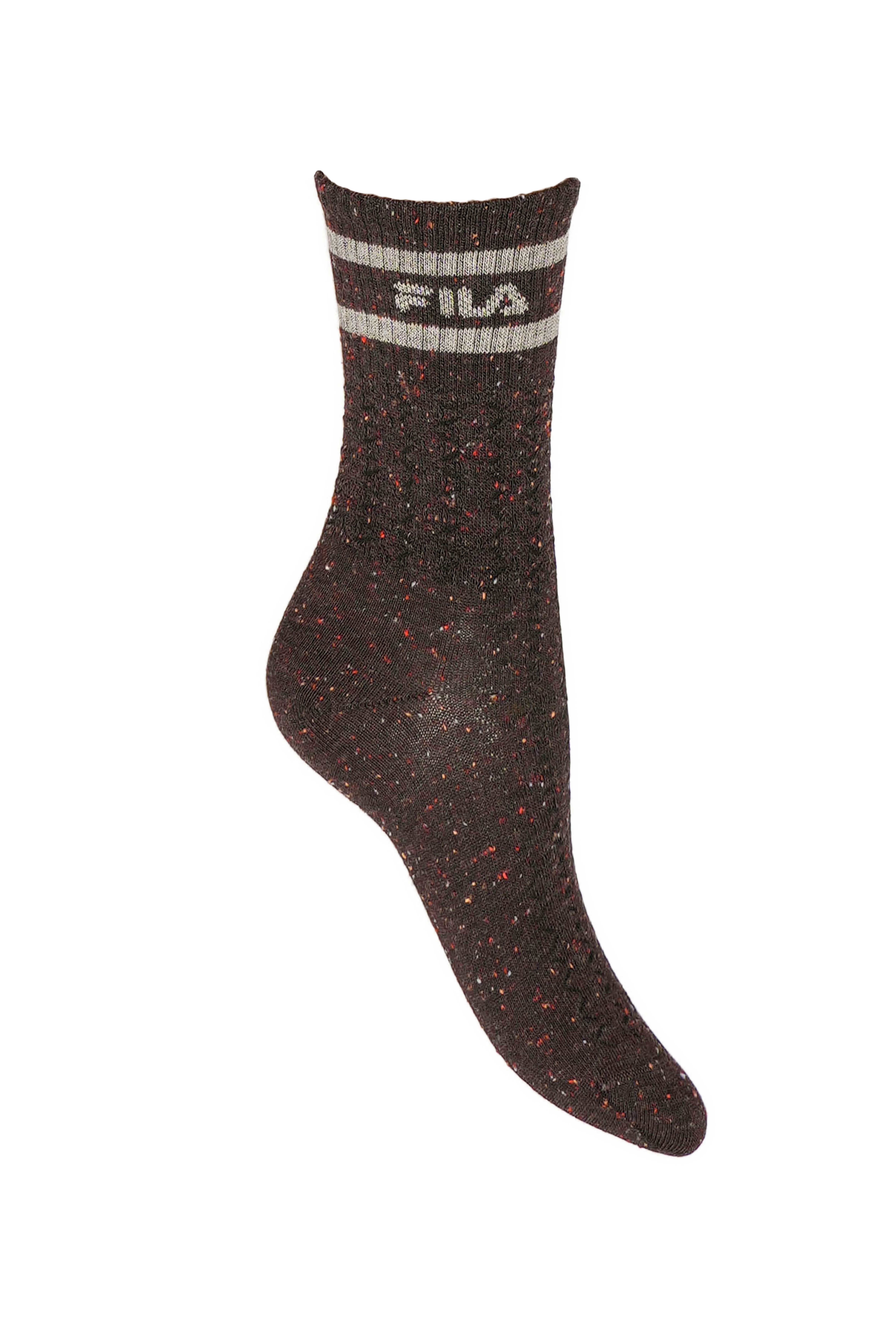 Fila Freizeitsocken WOMAN LIFESTYLE NORMAL BUTTONED SOCKS (4-Paar) mit modischem Punktemuster