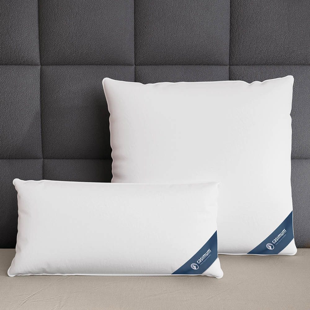 casimum 3-Kammer-Kopfkissen PREMIUM Daunenkissen 80x80, Kopfkissen günstig online kaufen