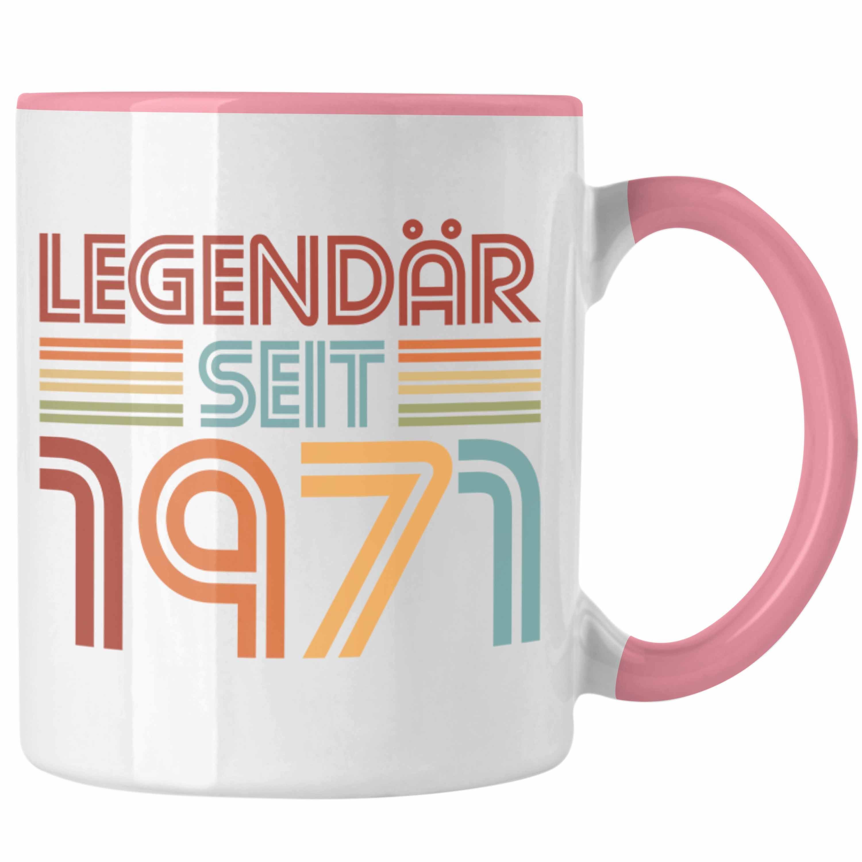 Trendation Tasse Trendation - 50. Geburtstag Tasse Frau Männer Geschenk 50er Geschenki