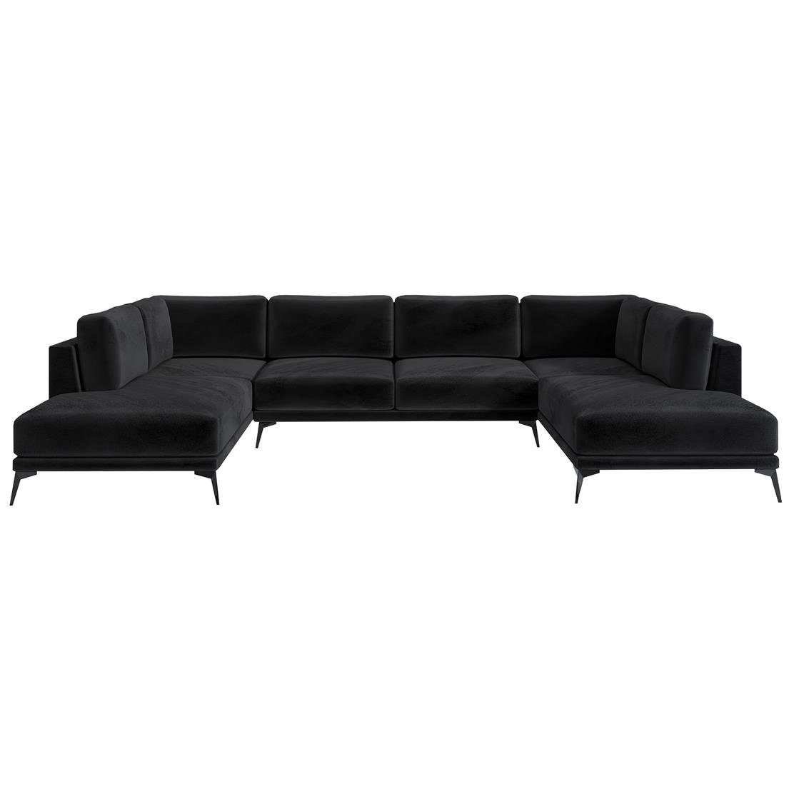 Schwarz A&J MAX GmbH US Ecksofa 20 MöbelLand Zorano