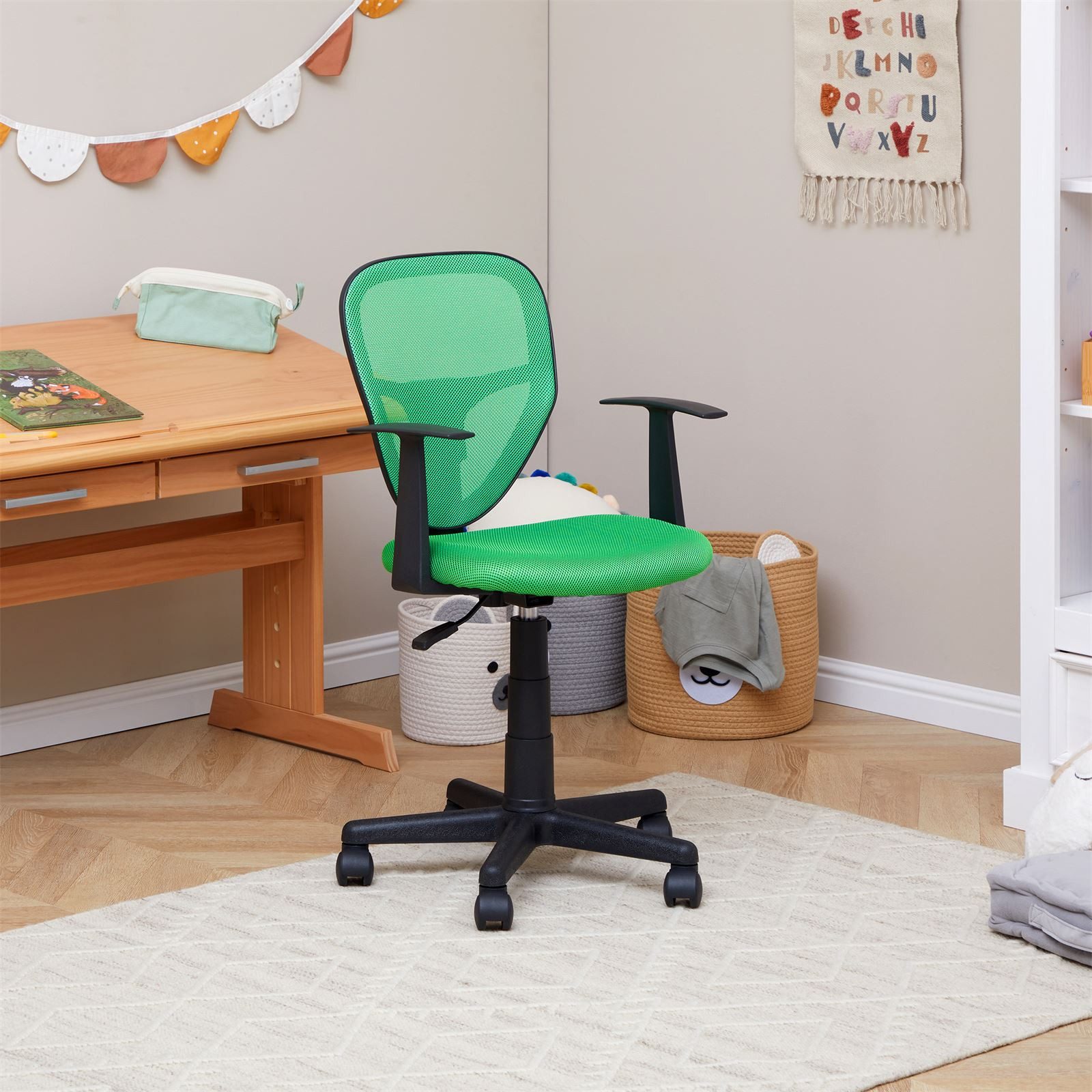 CARO-Möbel Drehstuhl STUDIO, Kinder Schreibtischstuhl höhenverstellbar Büro günstig online kaufen