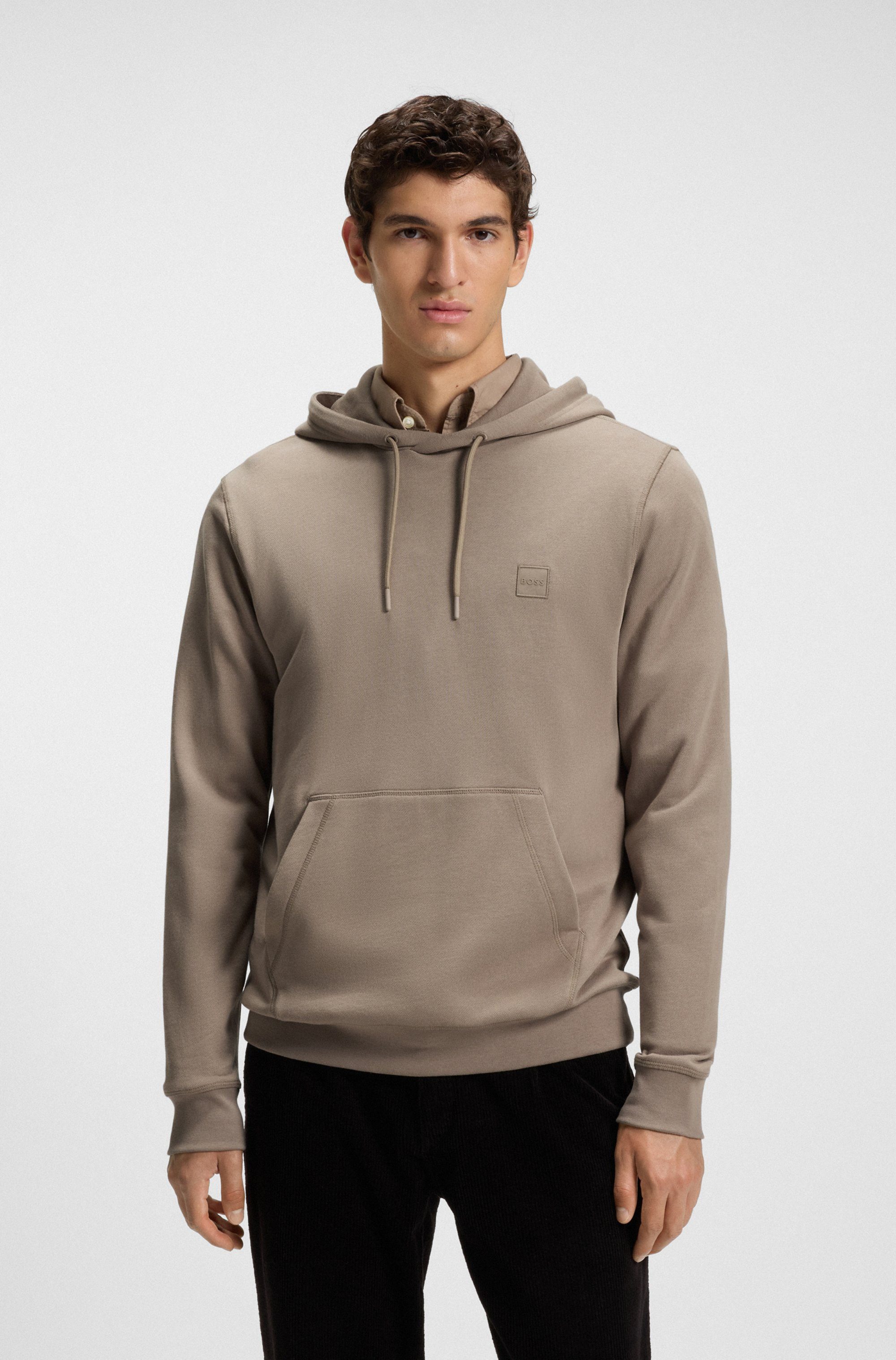 BOSS ORANGE Kapuzensweatshirt Wetalk mit gesticktem BOSS Markenlabel