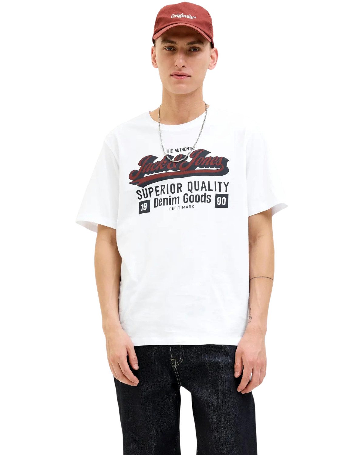 Jack & Jones Print-Shirt stilvolle Slim-Fit günstig online kaufen
