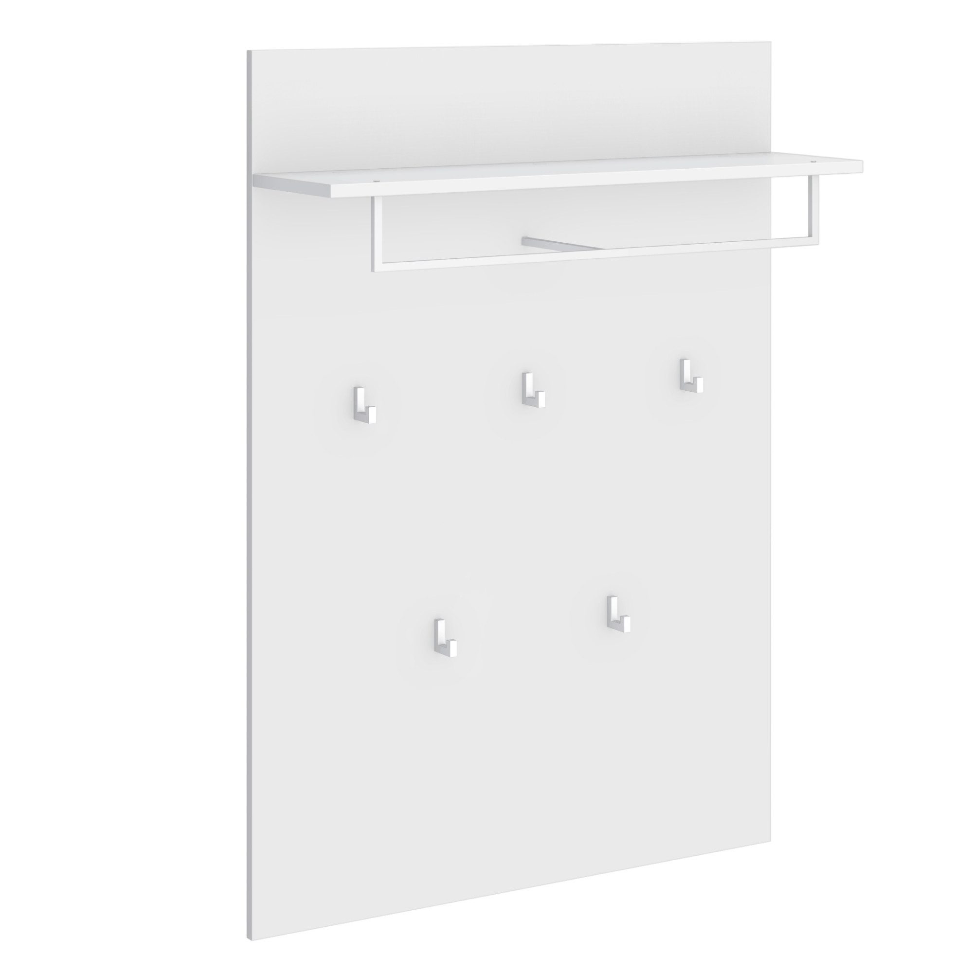 Mai & Mai Wandgarderobe Garderobenpaneel Hakenpaneel mit Ablage und 5 Haken günstig online kaufen