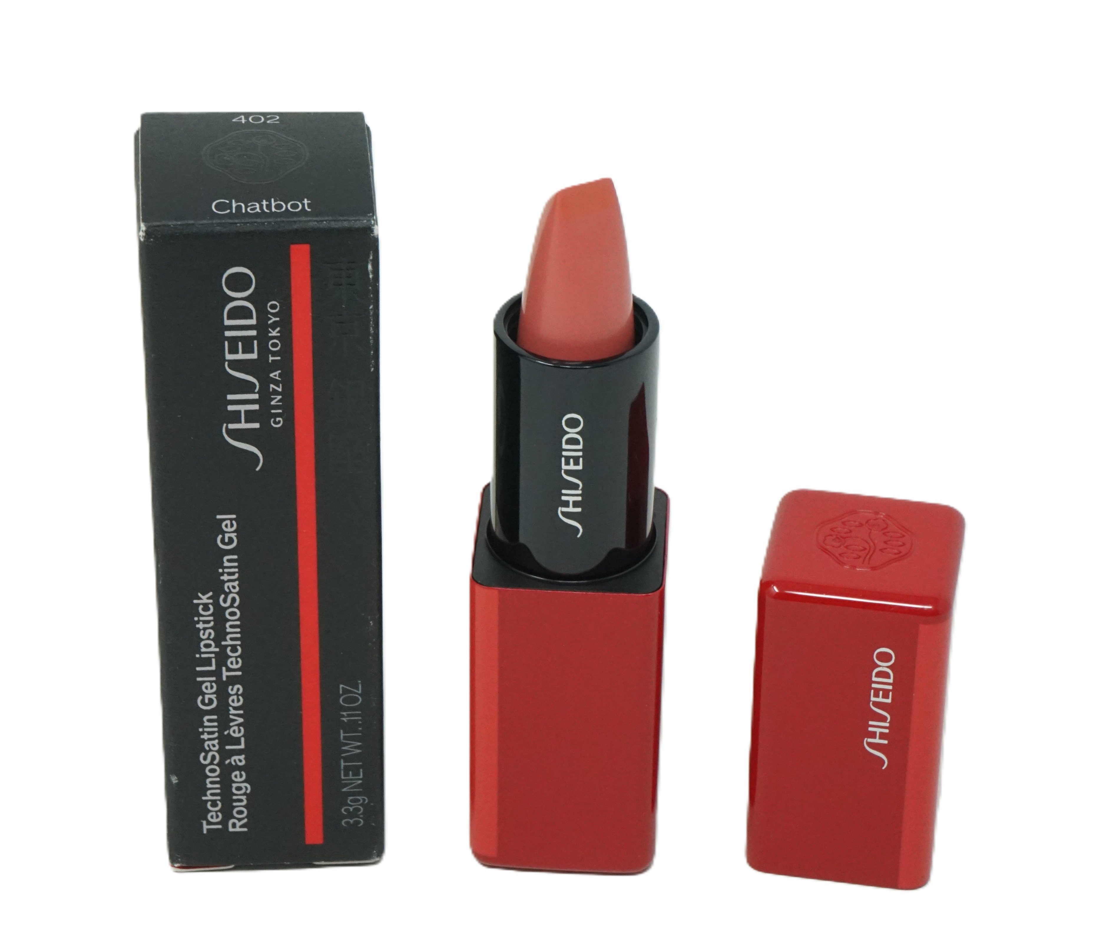 SHISEIDO Lippenstift Shiseido TechnoSatin Gel Lipstick 402 Chatbot 3,3g