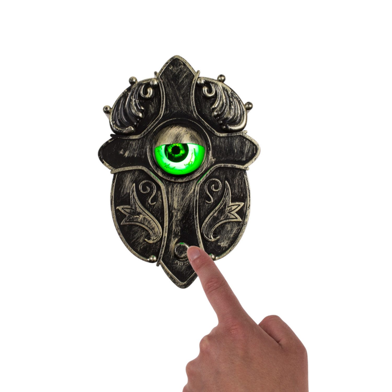 Out of the Blue Dekofigur Grusel Auge Türklingel - Halloween Klingel mit Li günstig online kaufen