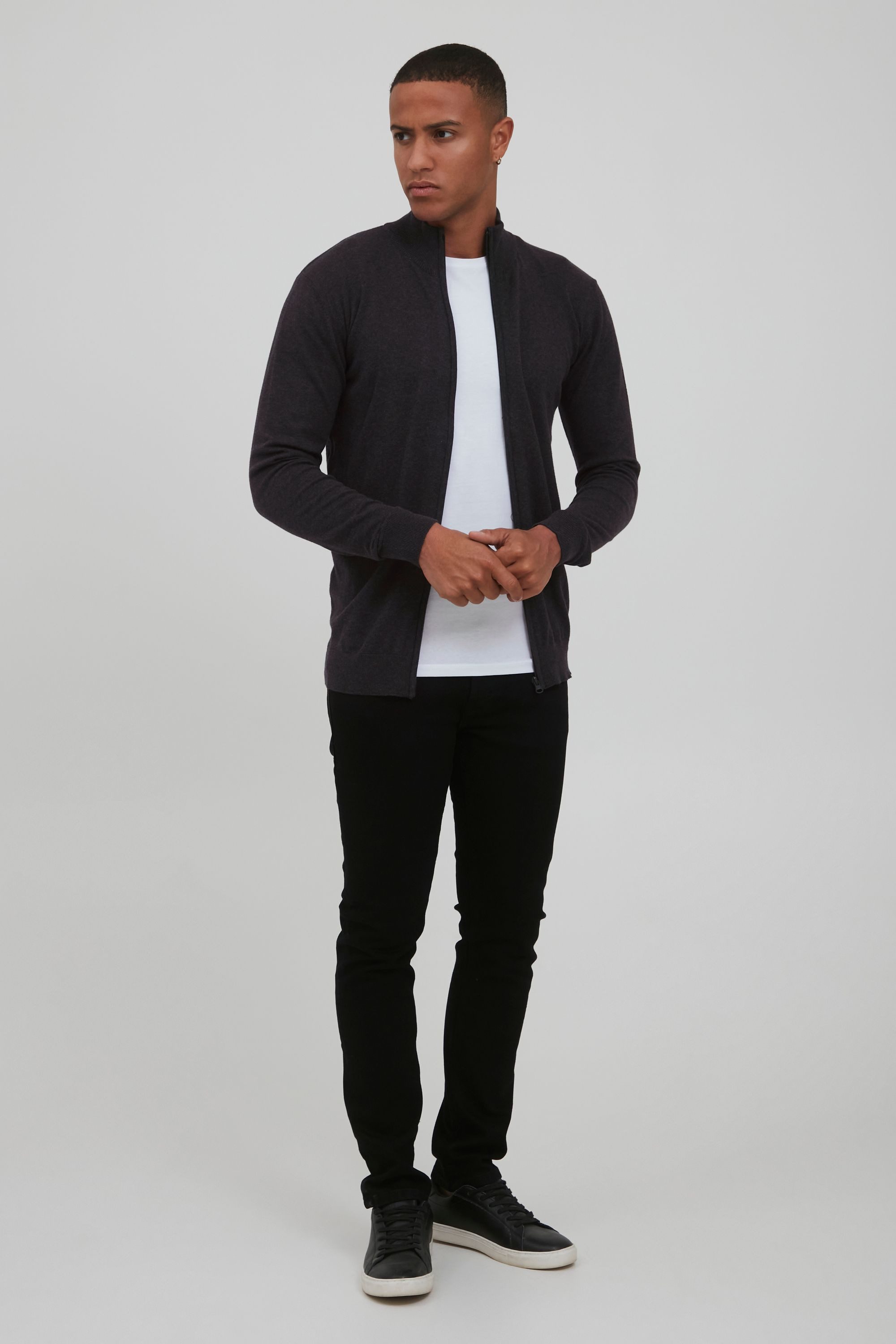 Indicode Strickjacke IDBadi Feinstrick Jacke günstig online kaufen