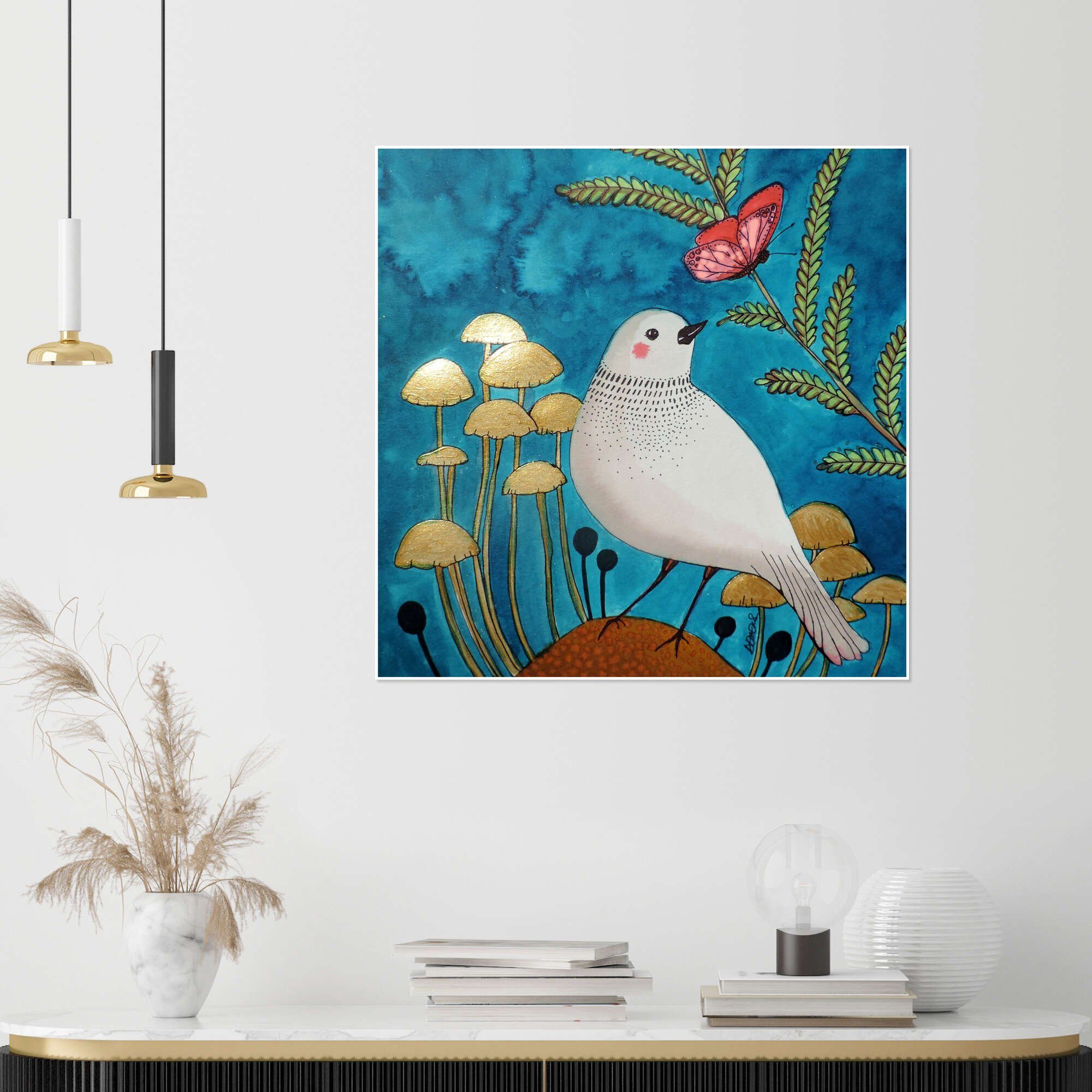 Posterlounge Wandbild Der kleine Pfad, Sylvie Demers, erhältlich als Poster, Leinwandbild, Wandsticker oder Acrylglasbild