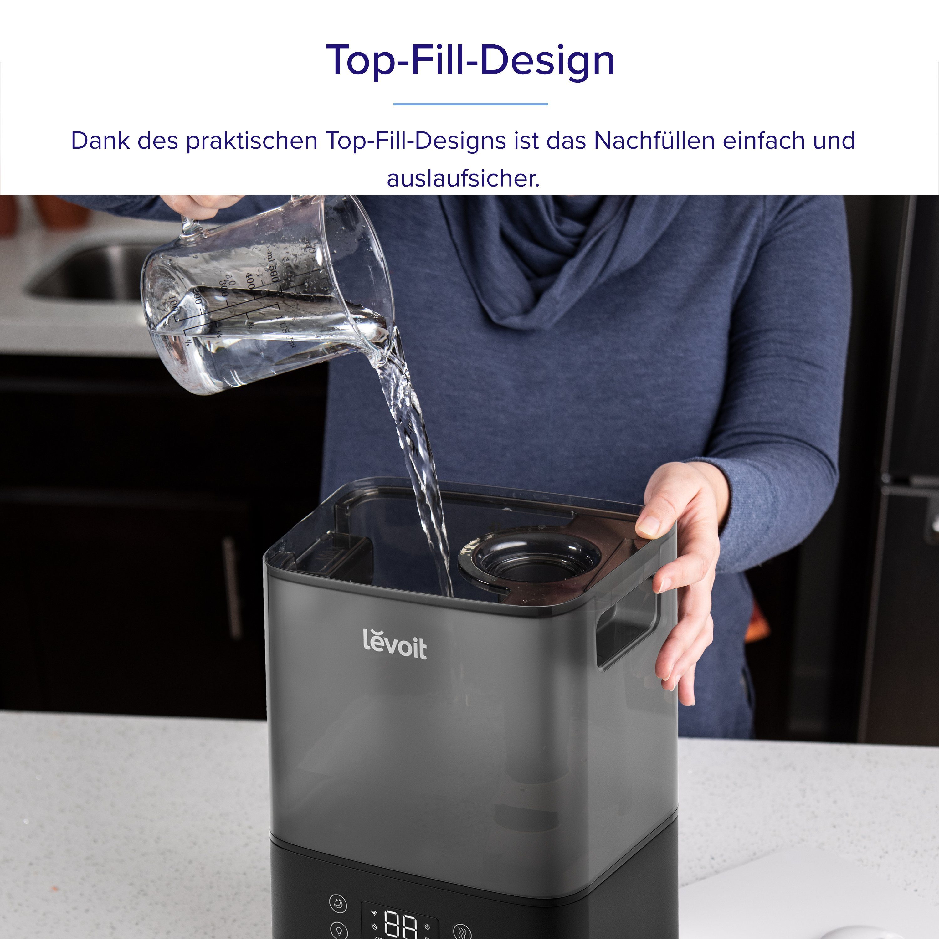 Levoit Luftbefeuchter 6L, Top-Fill Humidifier, 300 günstig online kaufen