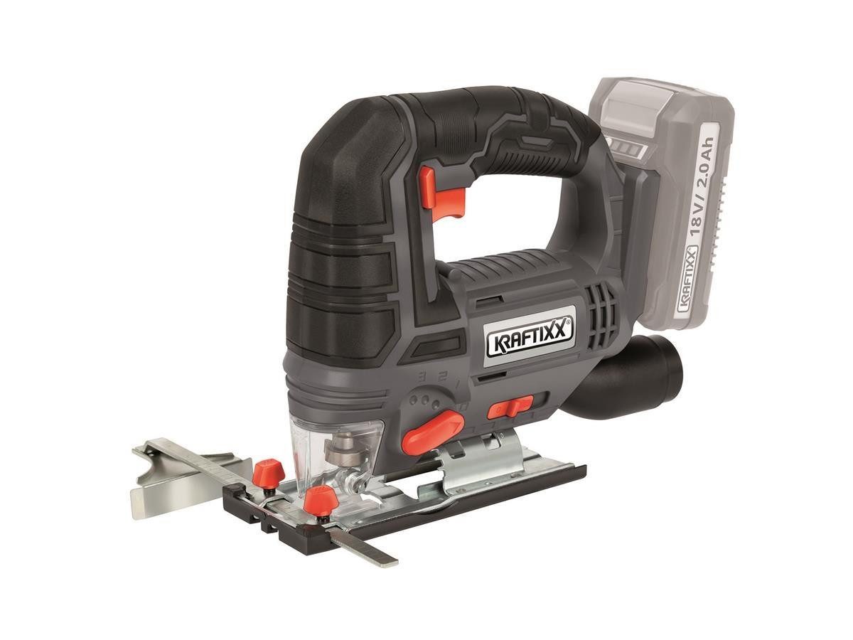 KRAFTIXX® Stichsäge KX-SS 18 Li, Set, 3-St., inkl. 3,0Ah Akku, kompatibel mit Einhell Power X-Change Akkusystem – Bild 3 von 5