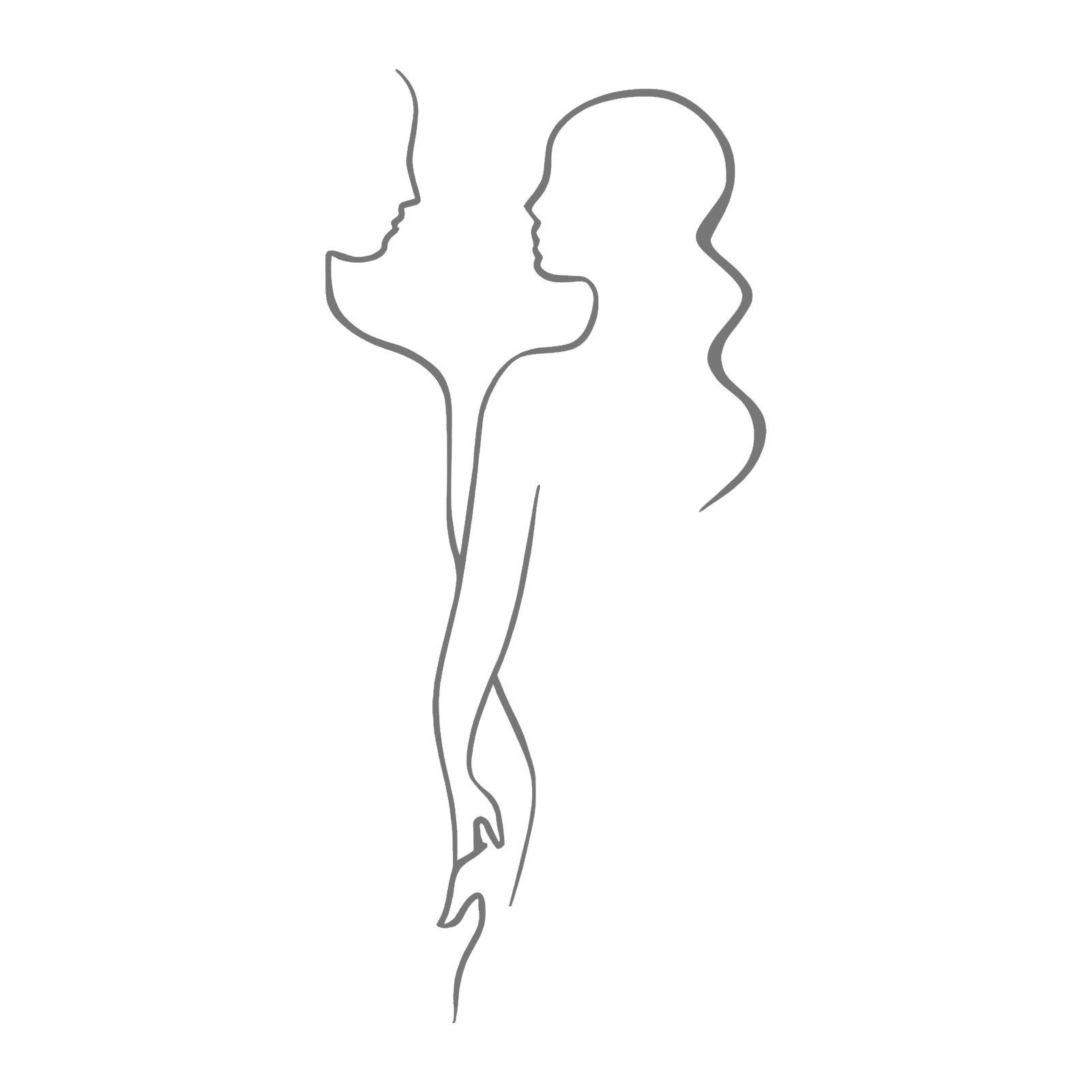 Jumpeak Wanddekoobjekt Paar Hält Hände Wanddekoration, Liebe Silhouette,Abstrakte,Strichkunst, Metall,4 Farben, 4 Größen, Eleganz, Romantik, Schlafzimmerdekoration