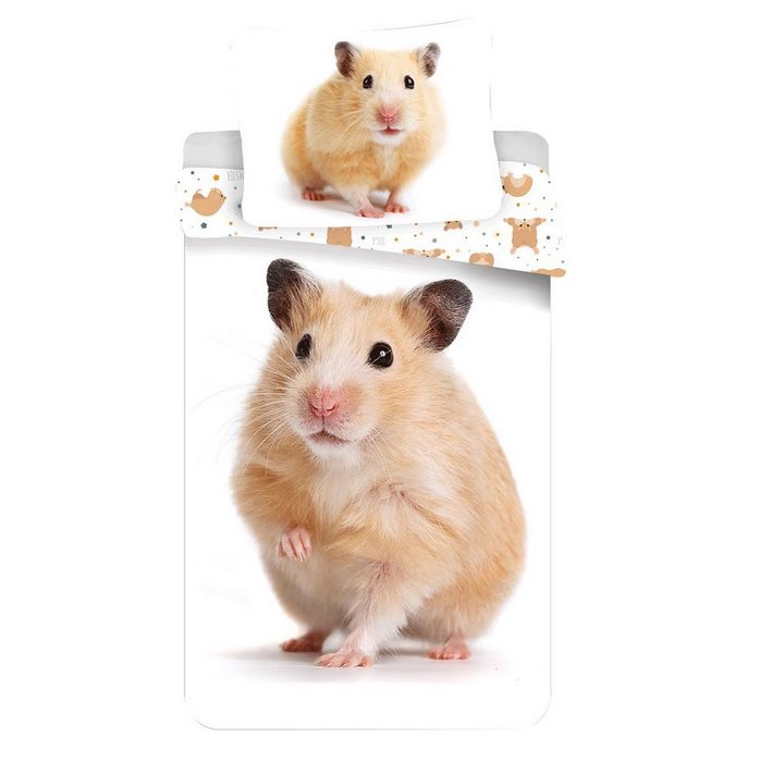 Kinderbettwäsche Hamster Jerry Fabrics Renforcé 2 teilig