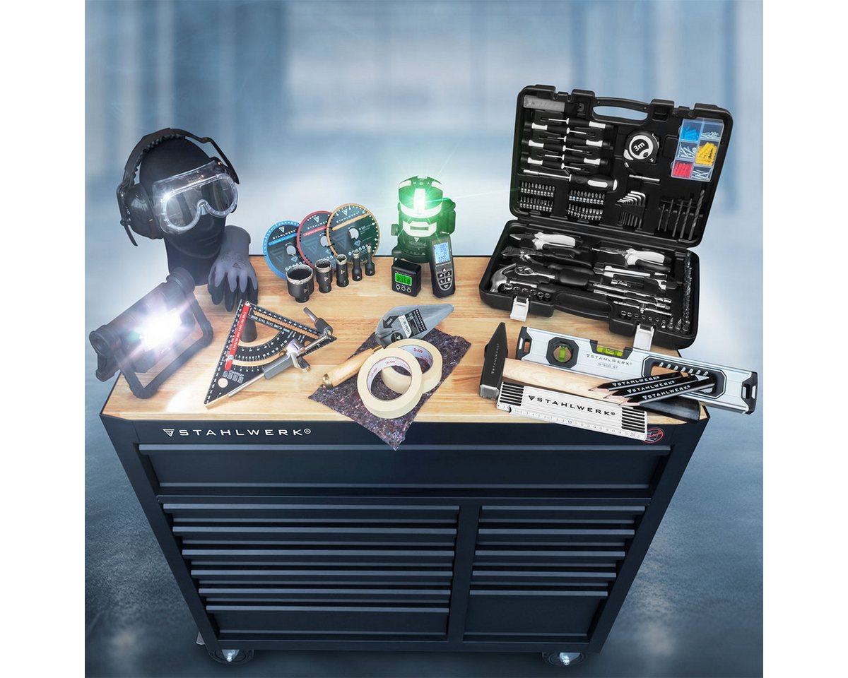 Thumbnail - STAHLWERK Akku-Winkelschleifer Brushless Akku Winkelschleifer AWS-20 ST ohne Akku, max. 7500 U/min, (Packung, 1 tlg., Ba...