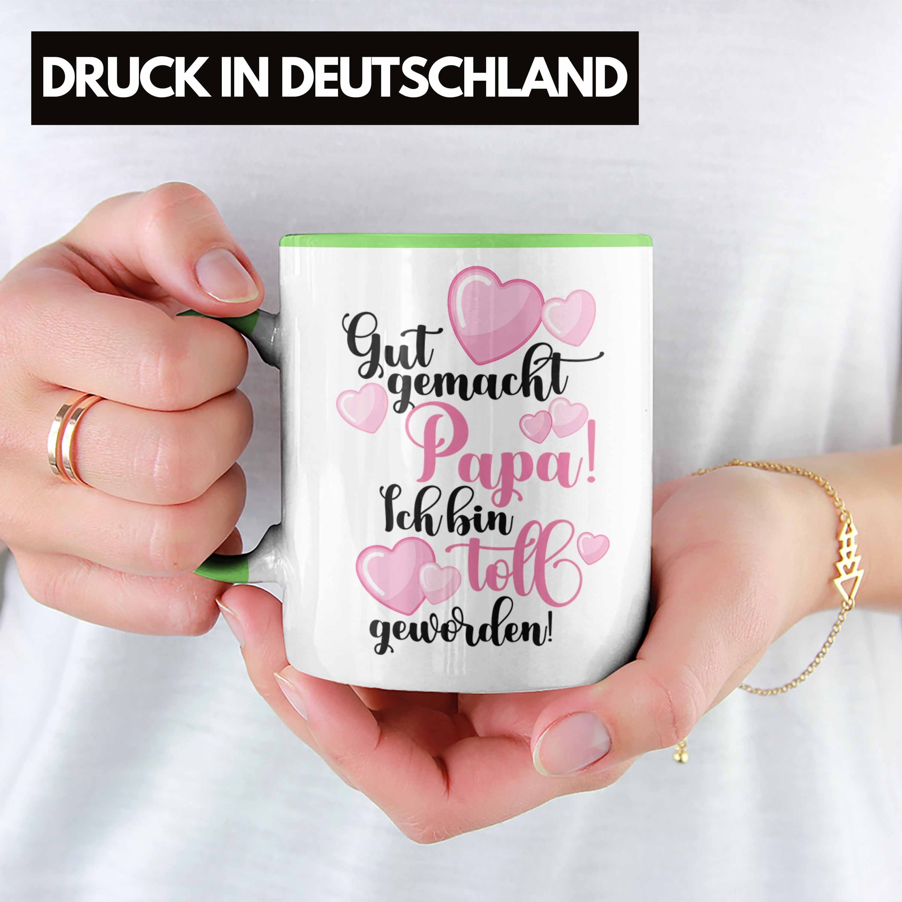 Lustig von Tasse Grün Vatertagsgeschenk Tasse Geschenk Trendation Trendation Tochter Papa - Vatertag Weihnachten Vater zum Geschenke Kaffeetasse Geburtstag