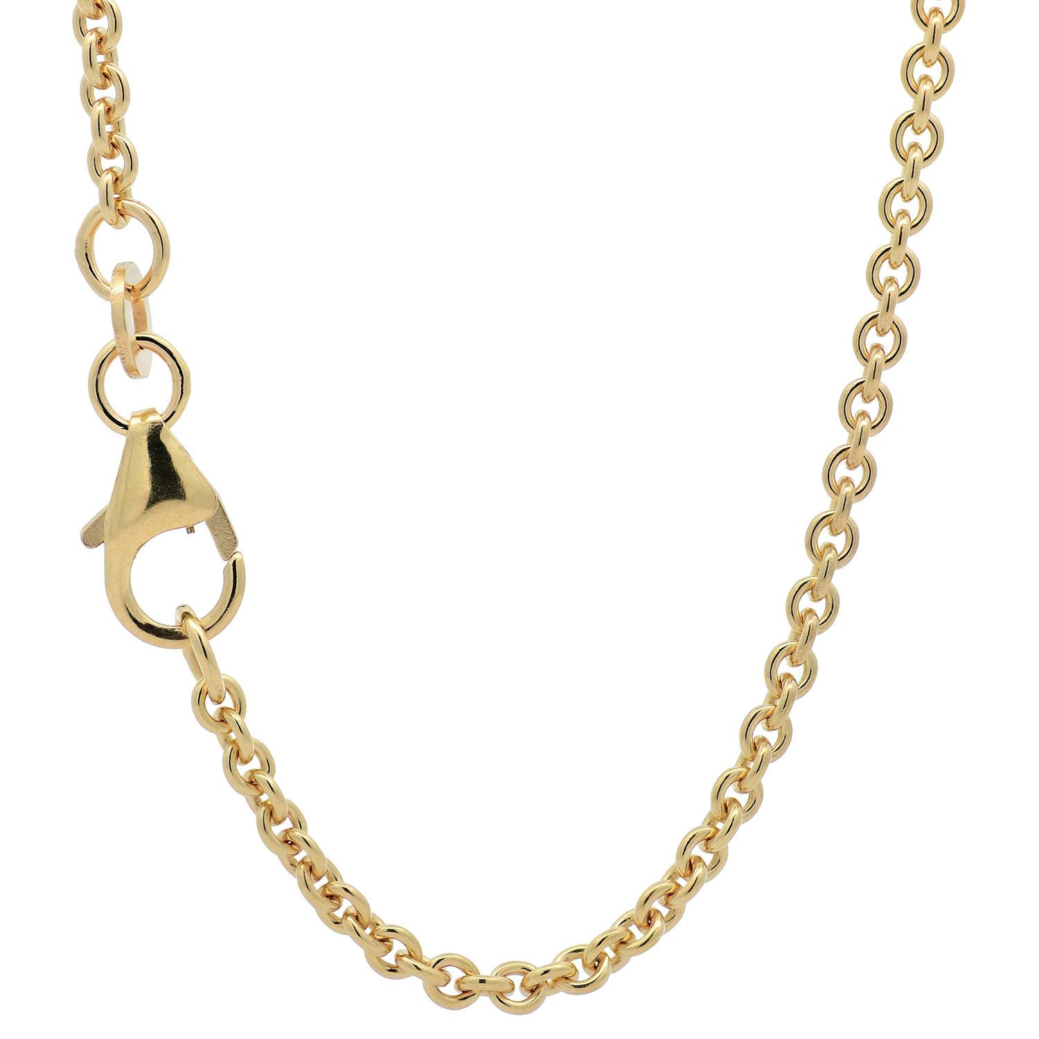 HOPLO Goldkette Goldkette Ankerkette rund Länge 36cm - Breite 2,0mm - 333-8 günstig online kaufen