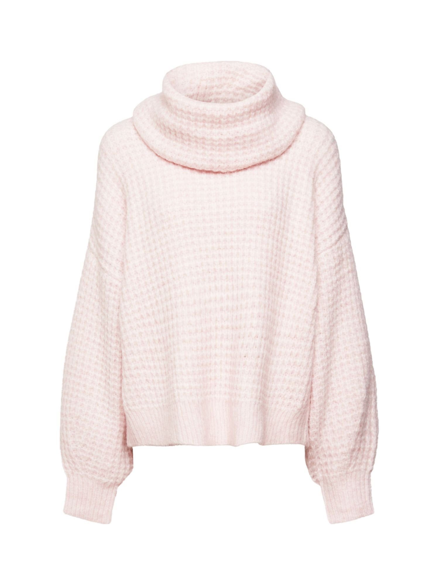 Esprit Collection Rollkragenpullover Turtleneck-Pullover in Chunky-Optik PASTEL PINK