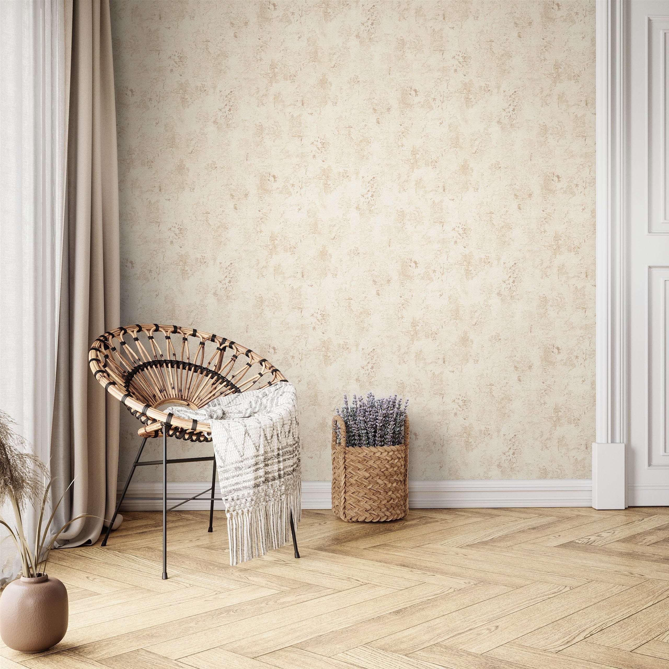 Newroom Vliestapete Home & Living Glanz, strukturiert, Putzoptik – Bild 5 von 5