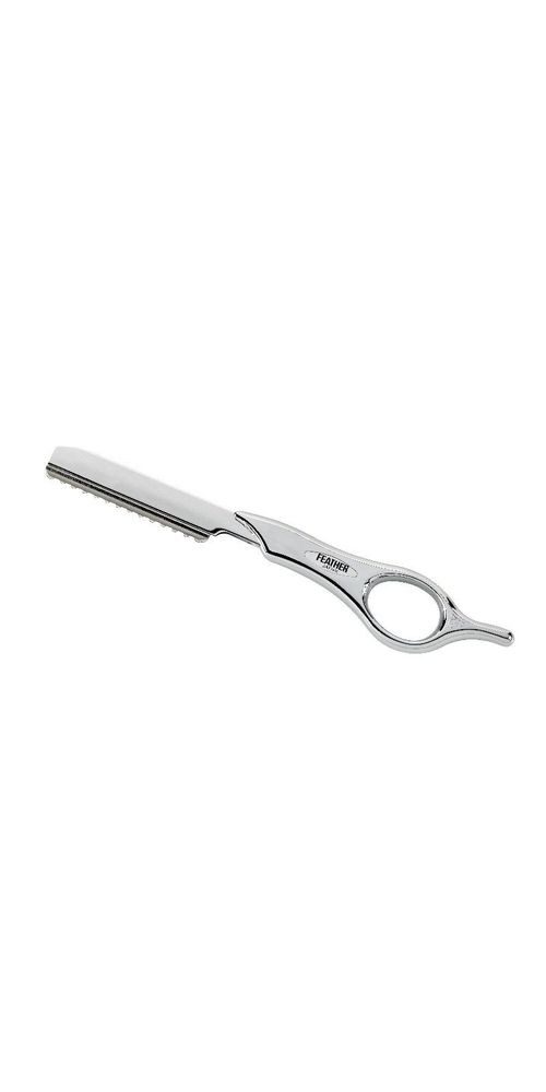 Feather Rasiermesser Feather Feather Styling Razor kurz Silber
