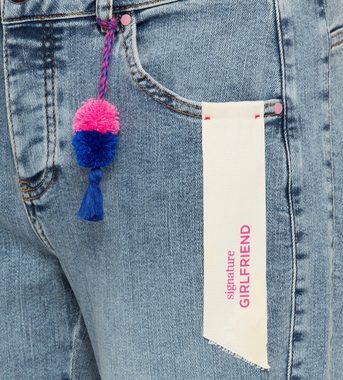 Sarah Kern Girlfriend-Jeans Denim figurumspielend mit "The Girlfriend" Tag