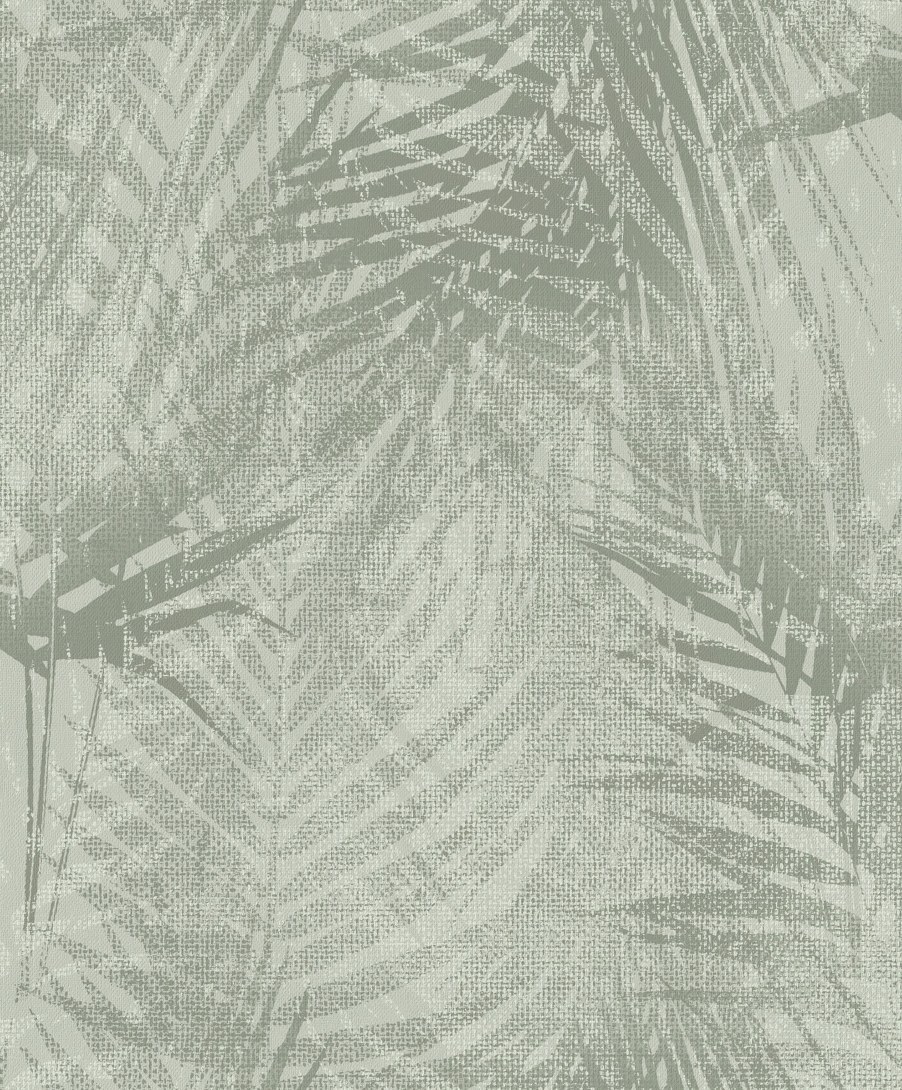 Art for the home Vliestapete Palme, geprägt, botanisch, (1 St), Grün - 10m x 53 cm