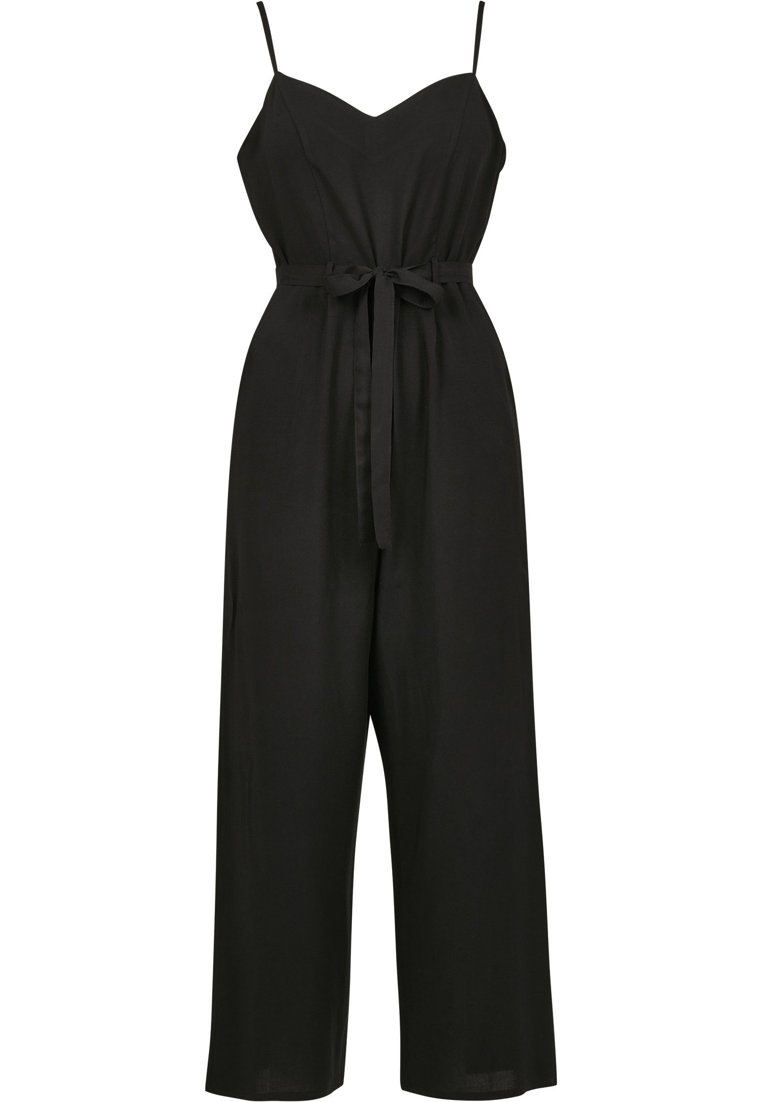URBAN CLASSICS Jumpsuit Damen Ladies Jumpsuit Spaghetti (1-tlg) black