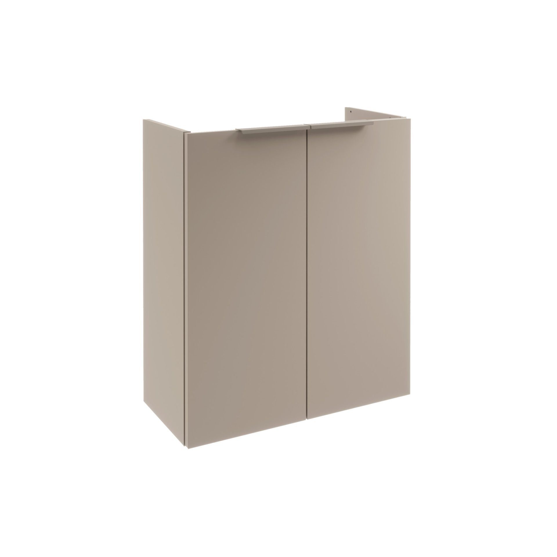 FACKELMANN Badmöbel-Set SBC B.PARIS Waschbeckenunterschrank, Badschrank, Badmöbel Grau