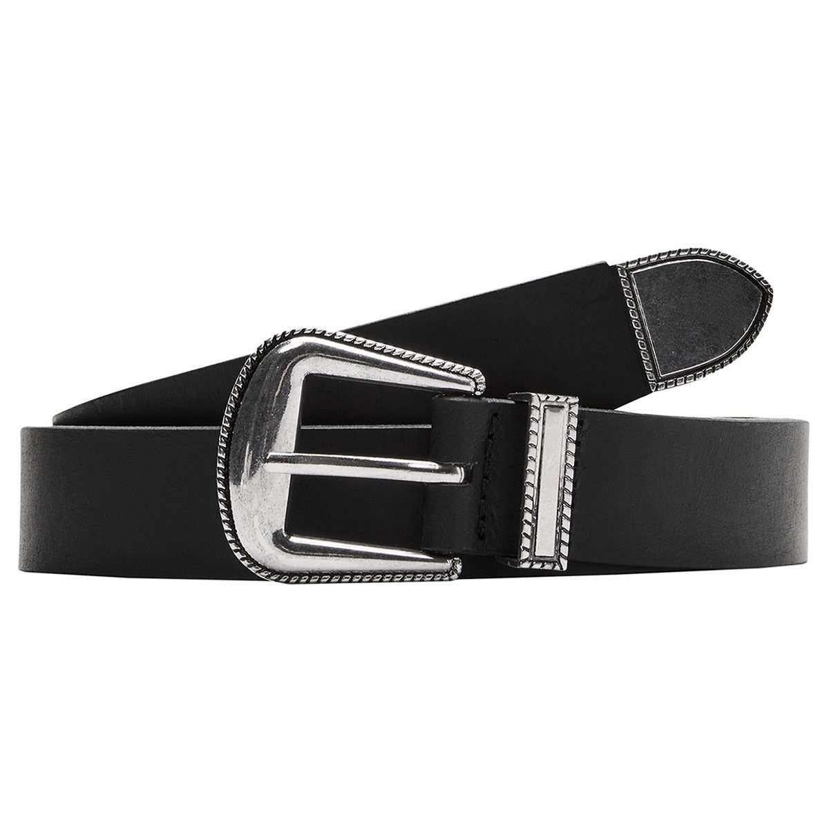 s.Oliver Ledergürtel Damen Gürtel Belt Frauen Ledergürtel schwarz 2120584-9 günstig online kaufen