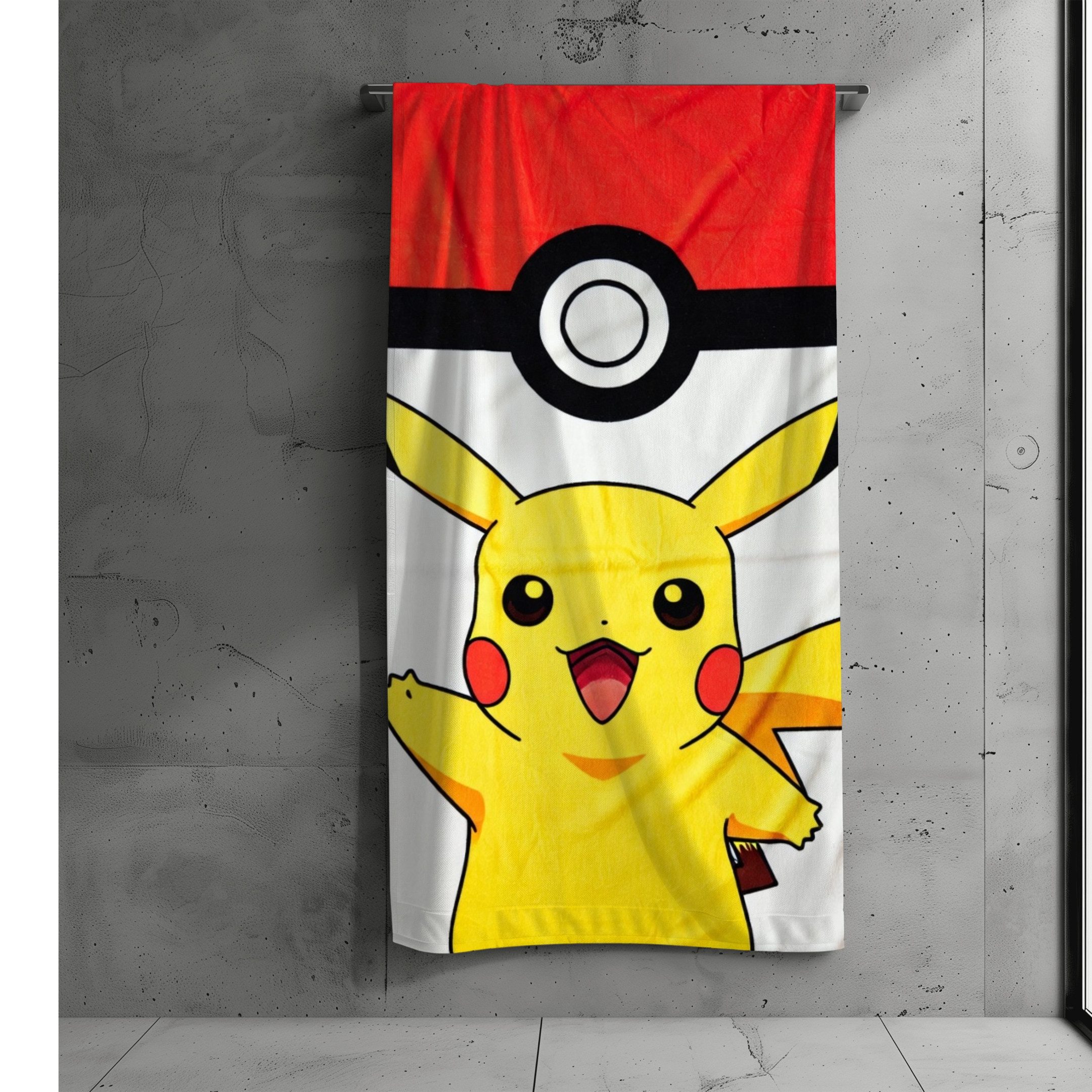 POKÉMON Strandtücher Pokémon Strandtuch, 100% Baumwolle, 140 x 70 cm