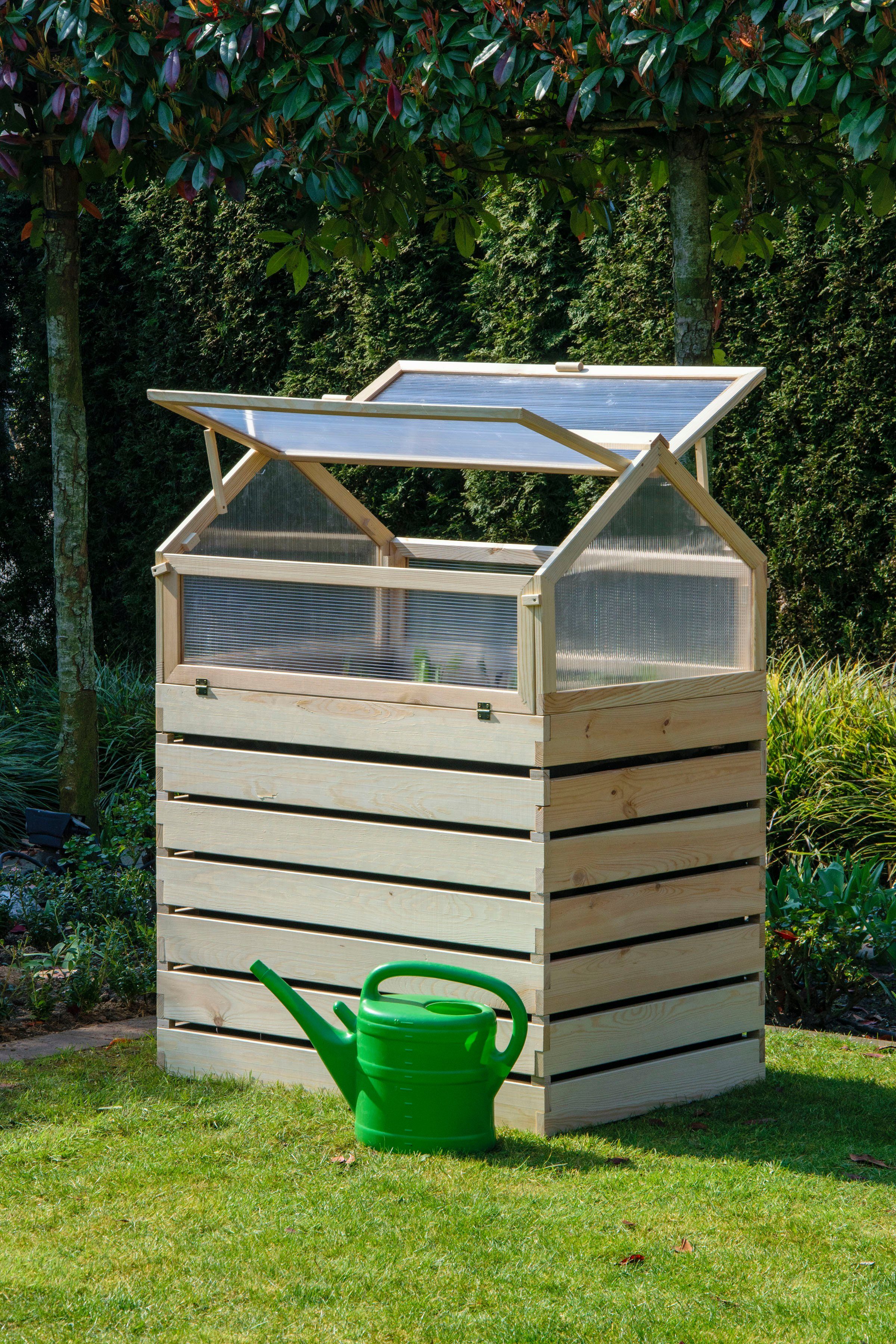 dobar Hochbeet Hathi, aus FSC®-zertifiziertem Kiefernholz, wetterfest lasiert