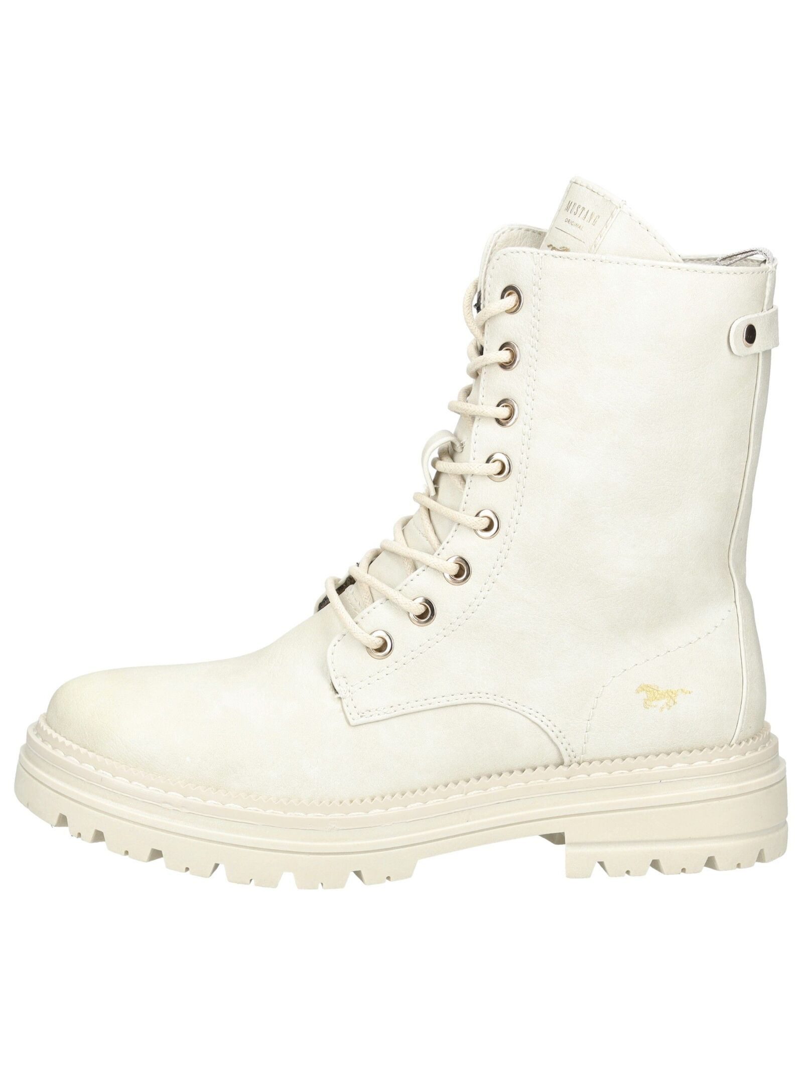MUSTANG Stiefelette Lederimitat Schnürstiefelette günstig online kaufen