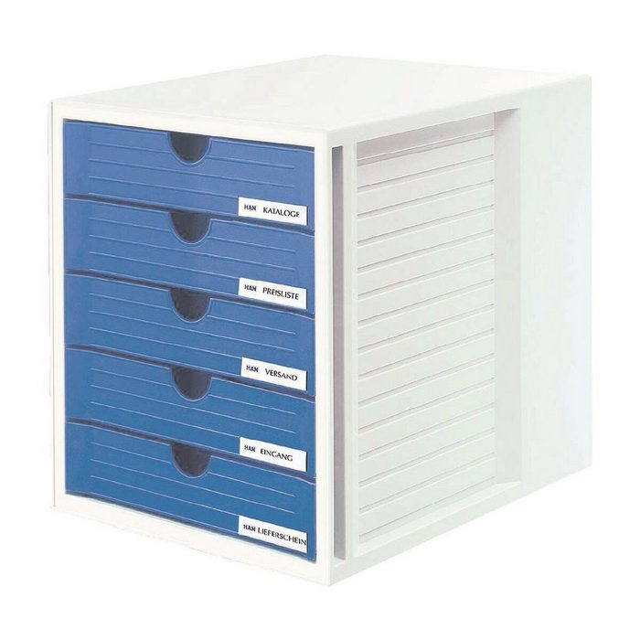 HAN Schubladenbox 1450 mit 5 Schubladen geschlossen stapelbar/ integrierbar YR10408