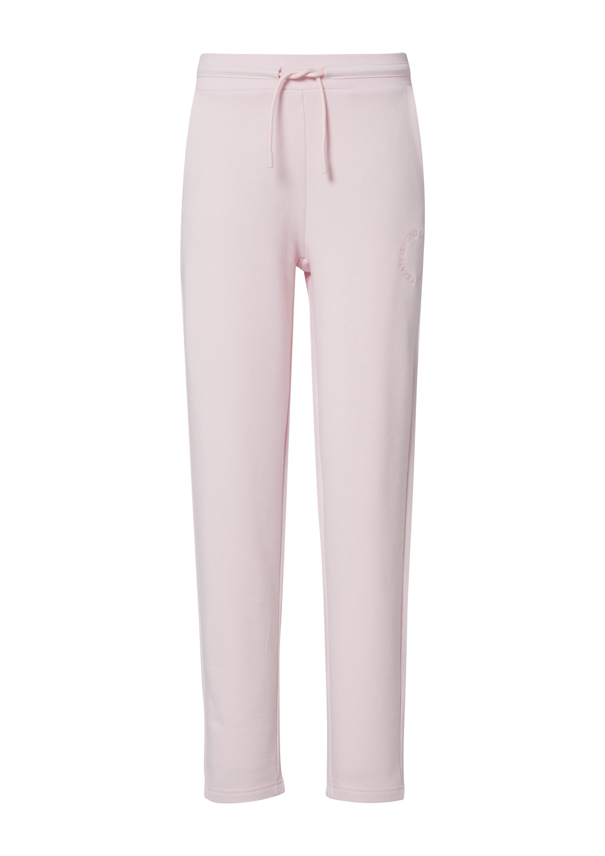 comma Chinos Hose Sweat-Hose mit Stickerei günstig online kaufen