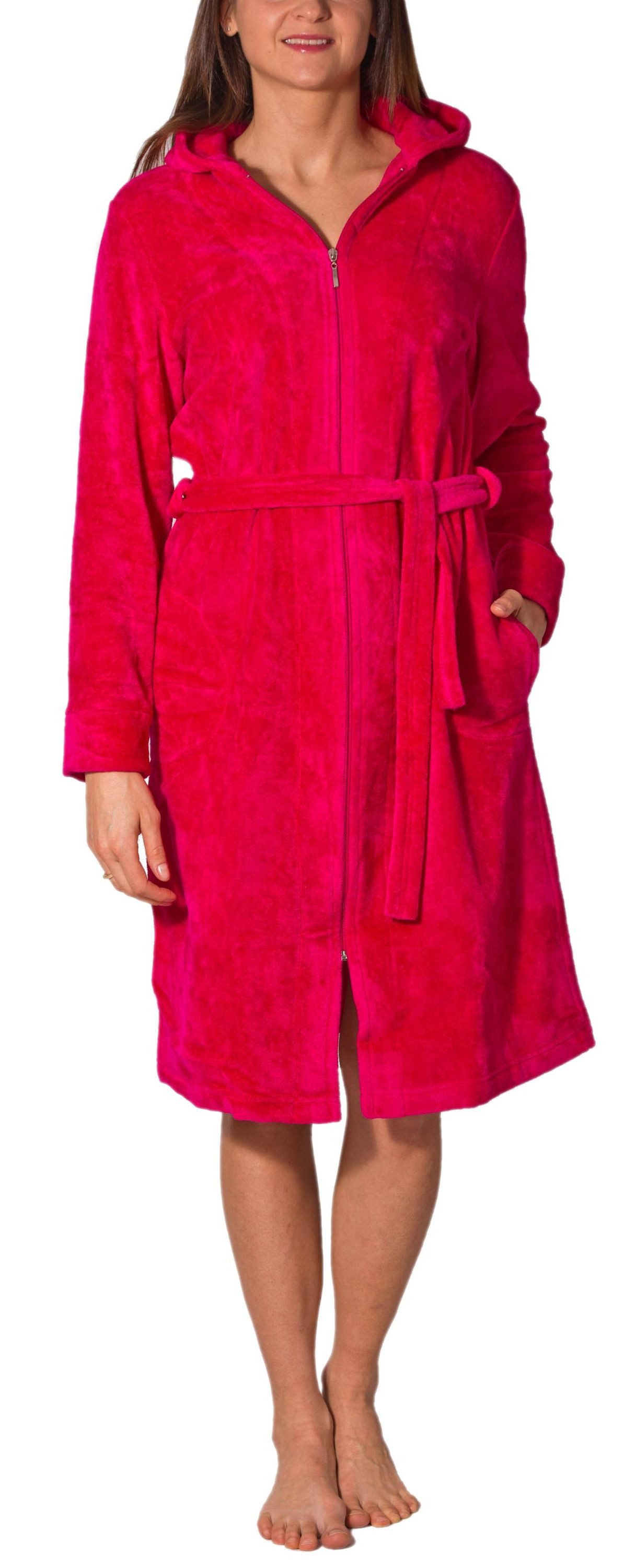 Aquarti Damenbademantel Aquarti Damen Bademantel Morgenmantel günstig online kaufen