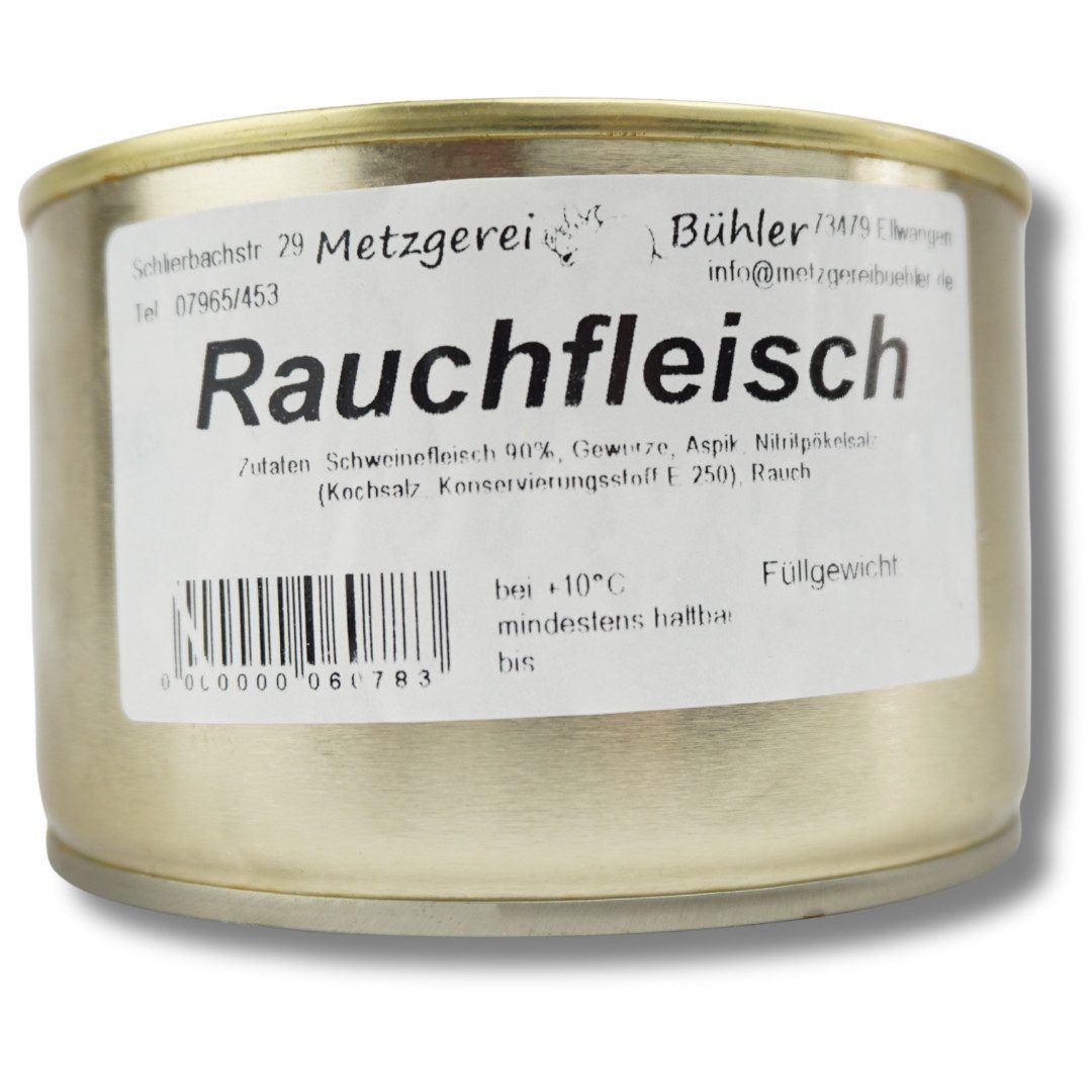 Metzgerei Bühler Wurstkonserve Rauchfleisch, 1 x 300 g
