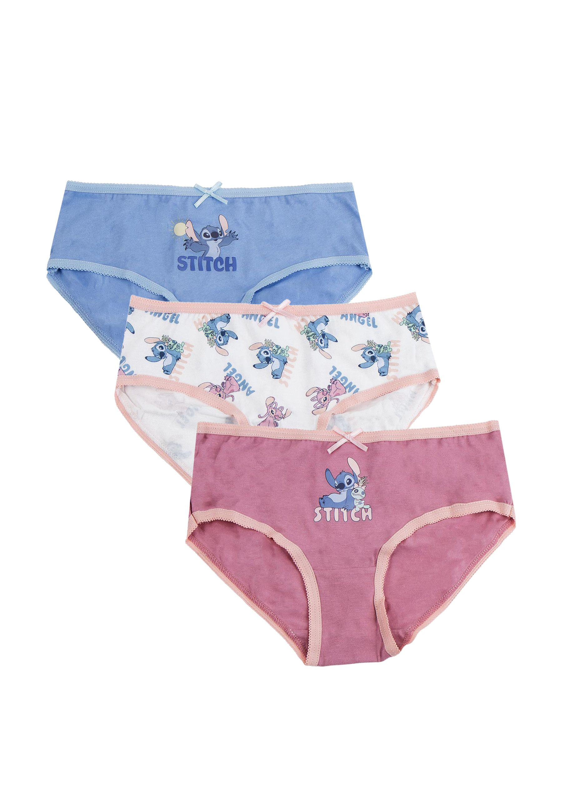 Disney Slip Mädchen Unterwäsche Set 3 Stück Stitch (Set)