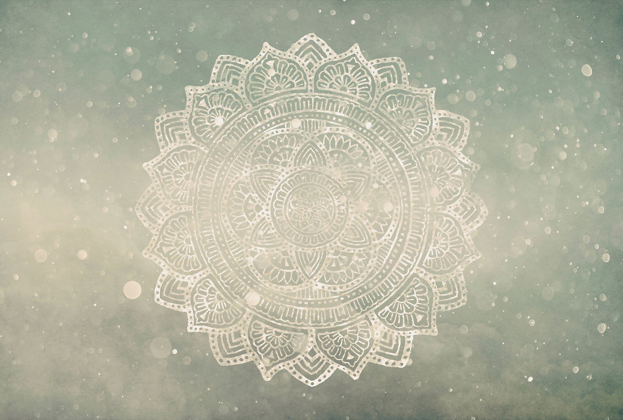 Architects Paper Fototapete Atelier 47 Mandala Artwork 2, glatt, orientalisch, (4 St), Vlies, Wand, Schräge, Decke