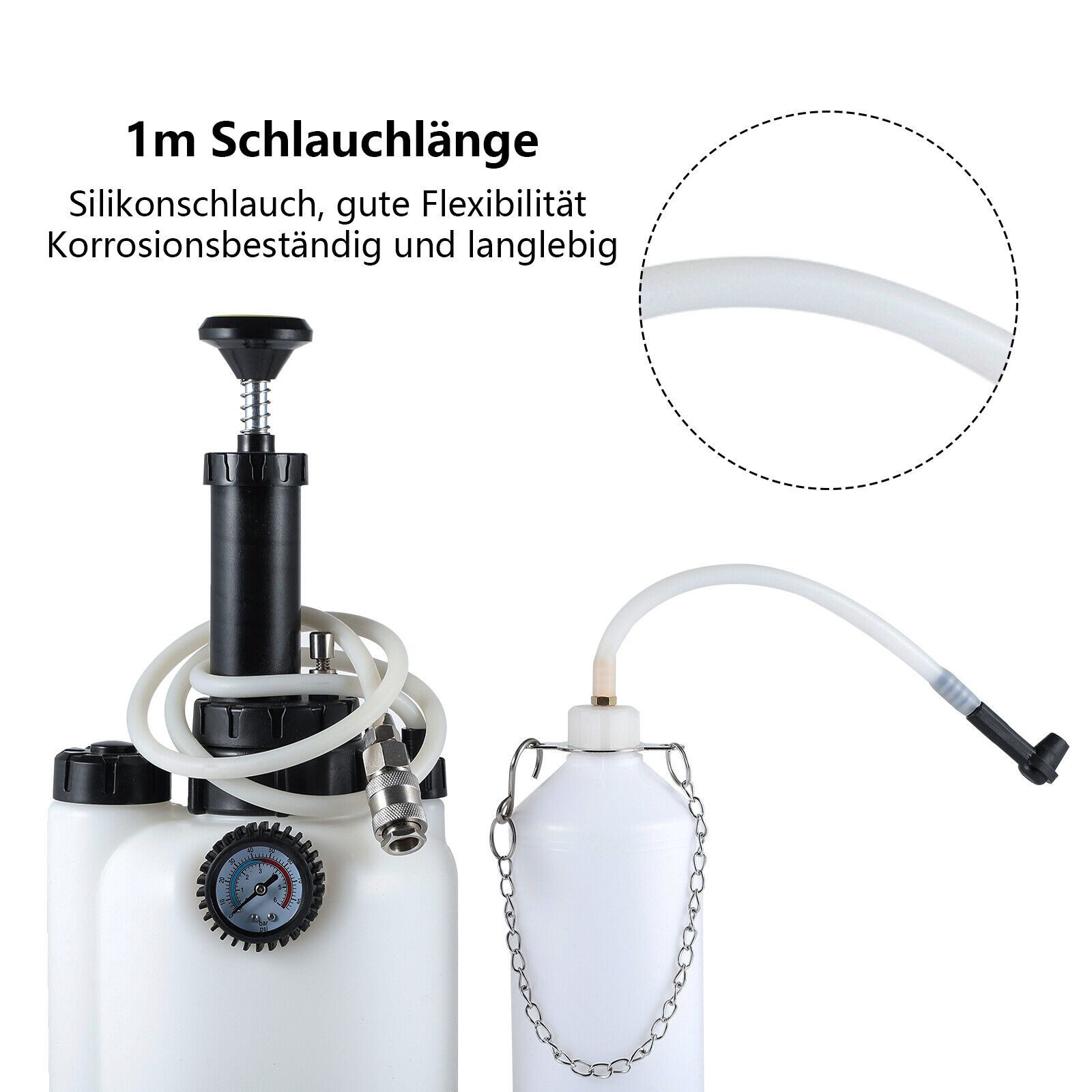 Youyijia Rücktrittbremse 3L Brake Bleeder with 1L Brake Bleeder Bottle