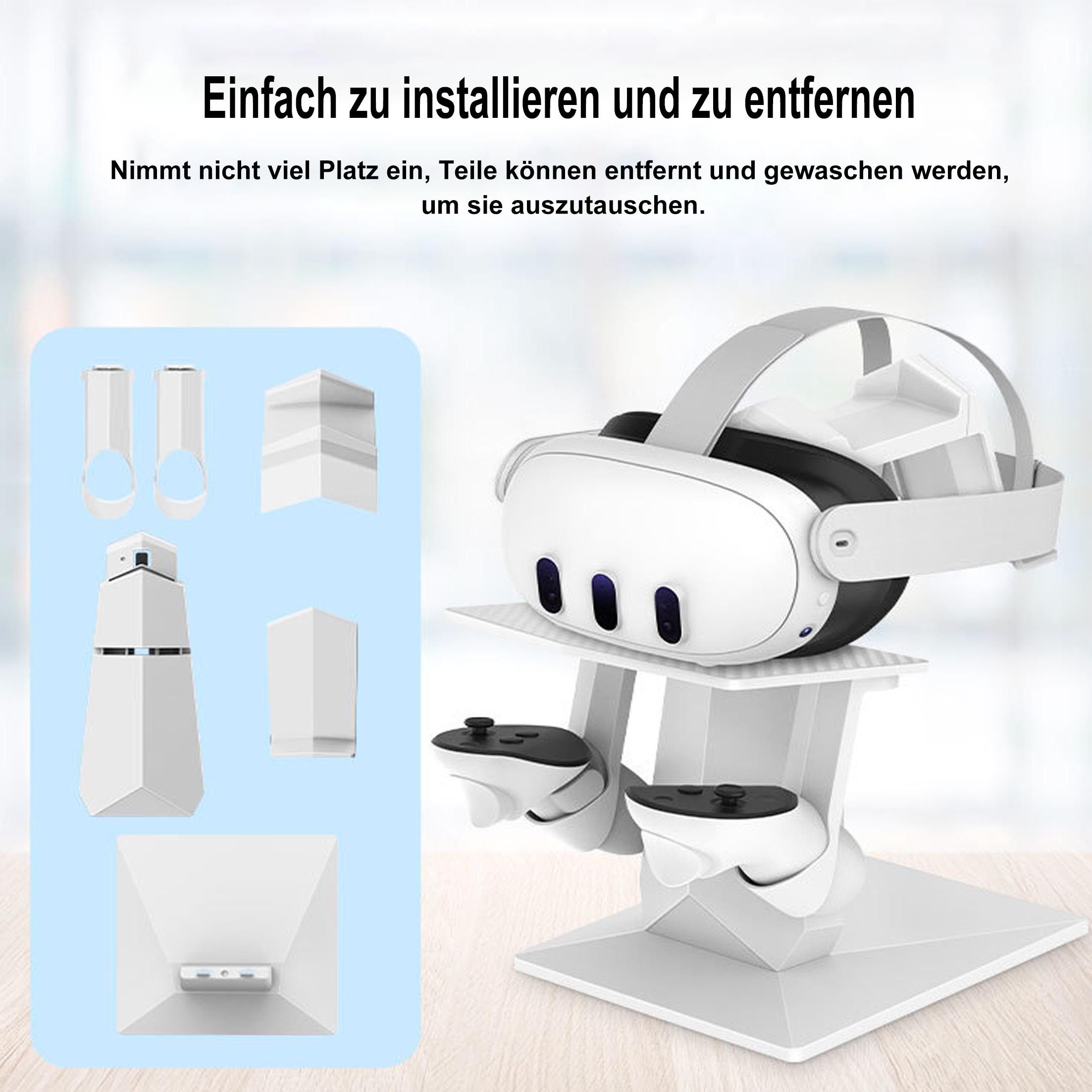KINSI Konsolen-Standfuß PS VR2 Tischaufsteller, Horizontaler Ständer, stabil, für PS Konsole, (VR Headset Halterung Zubehör, Controller Halterung) – Bild 4 von 5