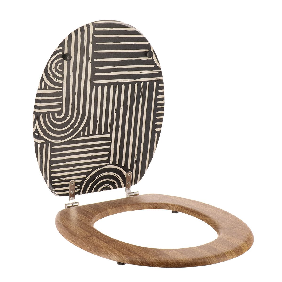 LikeKa Badaccessoire-Set schwarz Duschvorhang Toilettenbürste schwarz günstig online kaufen