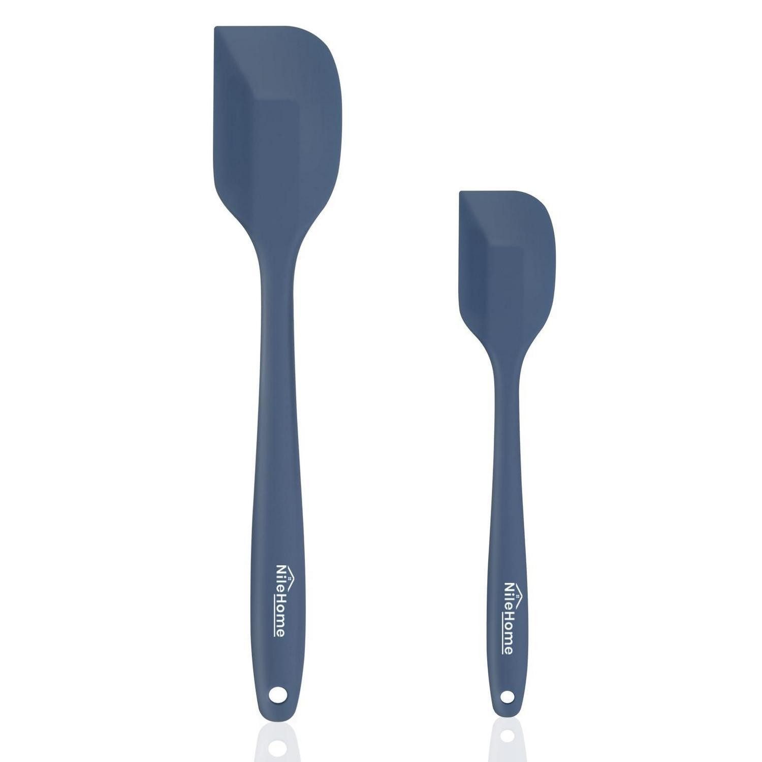 LuxusKollektion Küchenspachtel Silikon-Spatel-Set 2er Blau
