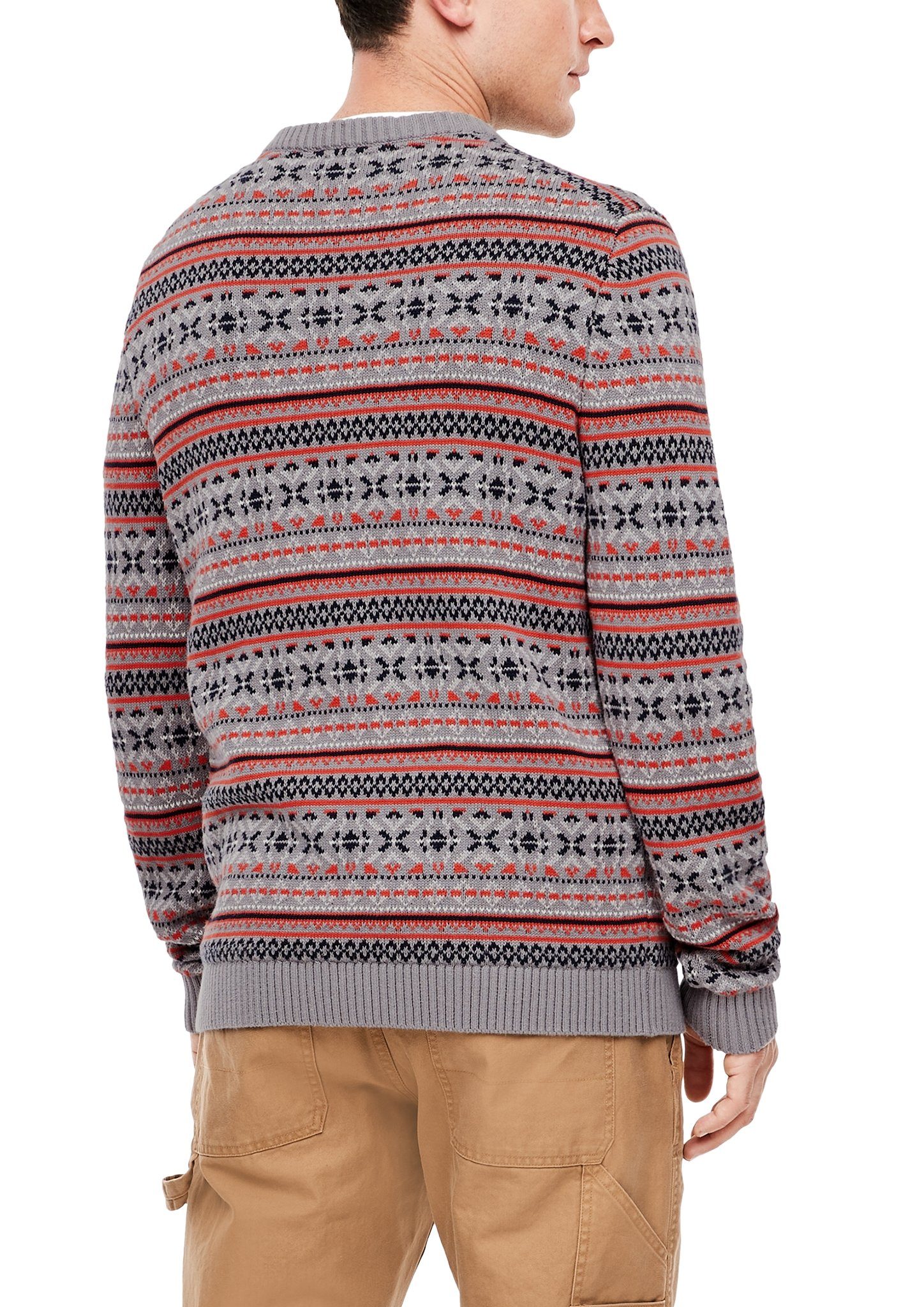 s.Oliver Wollpullover Pullover langarm
