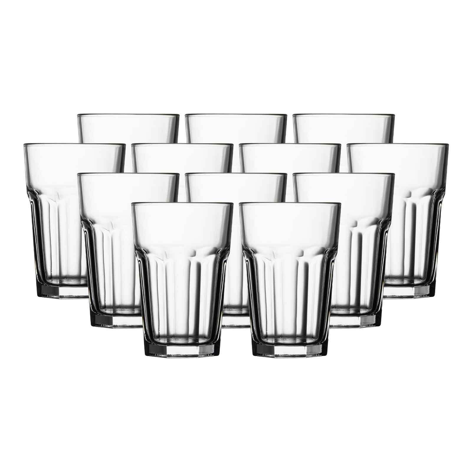 Pasabahce Longdrinkglas Casablanca Longdrinkgläser 415 ml 12er Set, 12-tlg., Glas