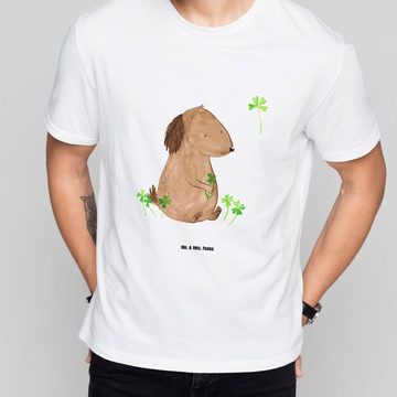 Mr. & Mrs. Panda T-Shirt Hund Kleeblatt - Weiß - Geschenk, Damen, Hunderasse, Selbstliebe, Lus (1-tlg)