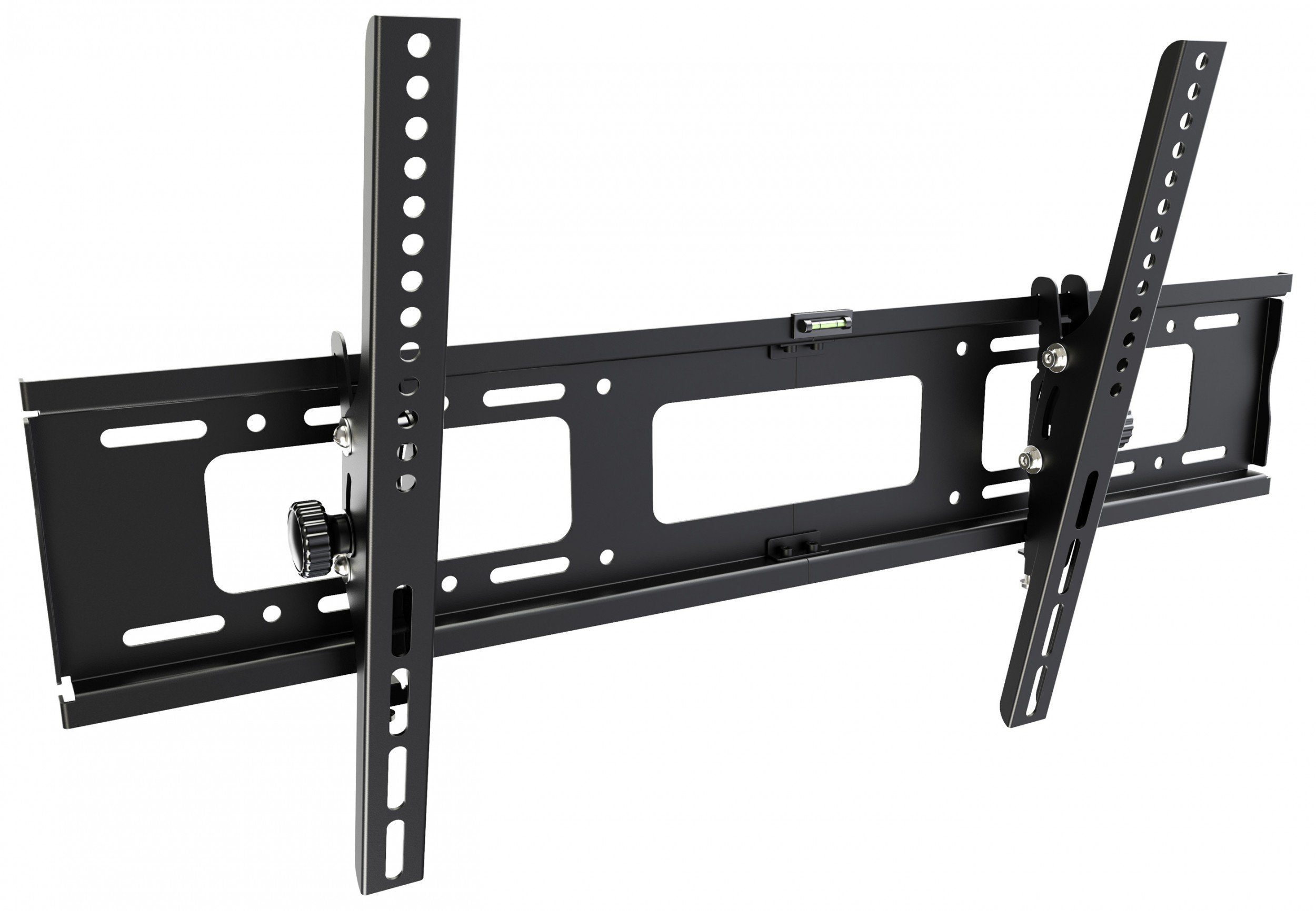 RICOO TV-Wandhalterung TV Wandhalter 30"- 65" max 100 Kg Belastungsgewicht neigbar R17, (bis 65 Zoll, 1-tlg., fest, neigbar, für 30 Zoll/ 876 cm - 65 Zoll/ 165 cm Diagonale stabil, flach bis 30° neigbar Wandabstand 65 mm ultra slim Wand Halterung)