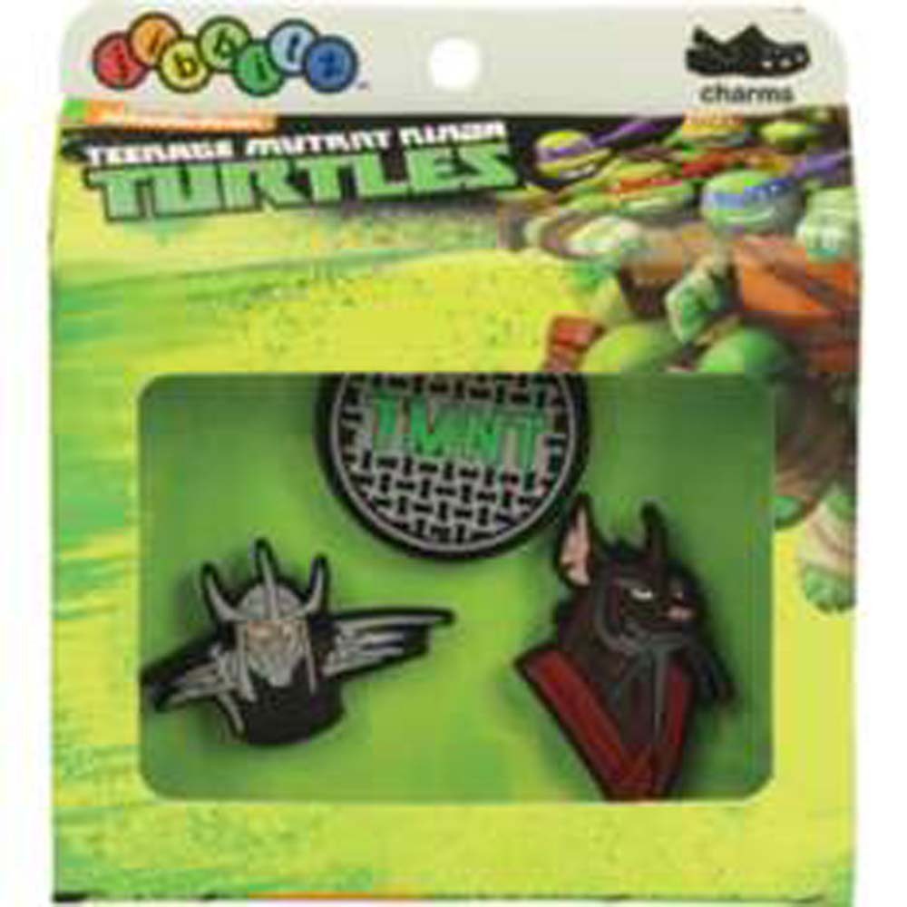 3er Turtles Mutant Jibbitz Ninja (3-tlg) Crocs Charm Set - - Schuhanstecker Teen