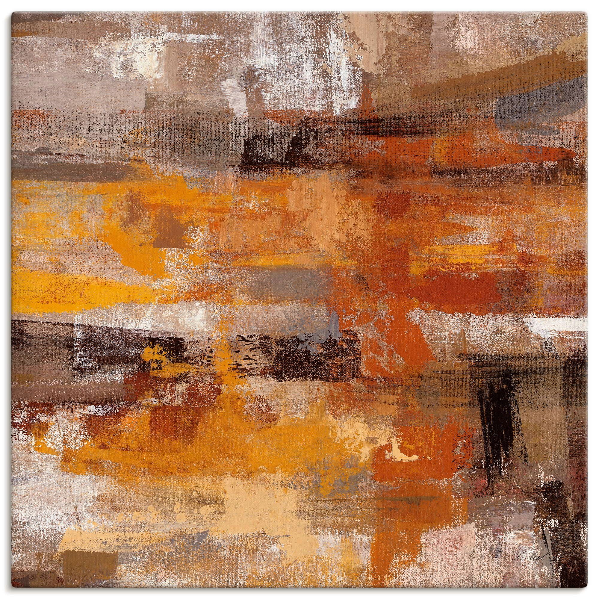 Artland Leinwandbild Mojave-Straße, Gegenstandslos (1 St), auf Holzrahmen gespannt