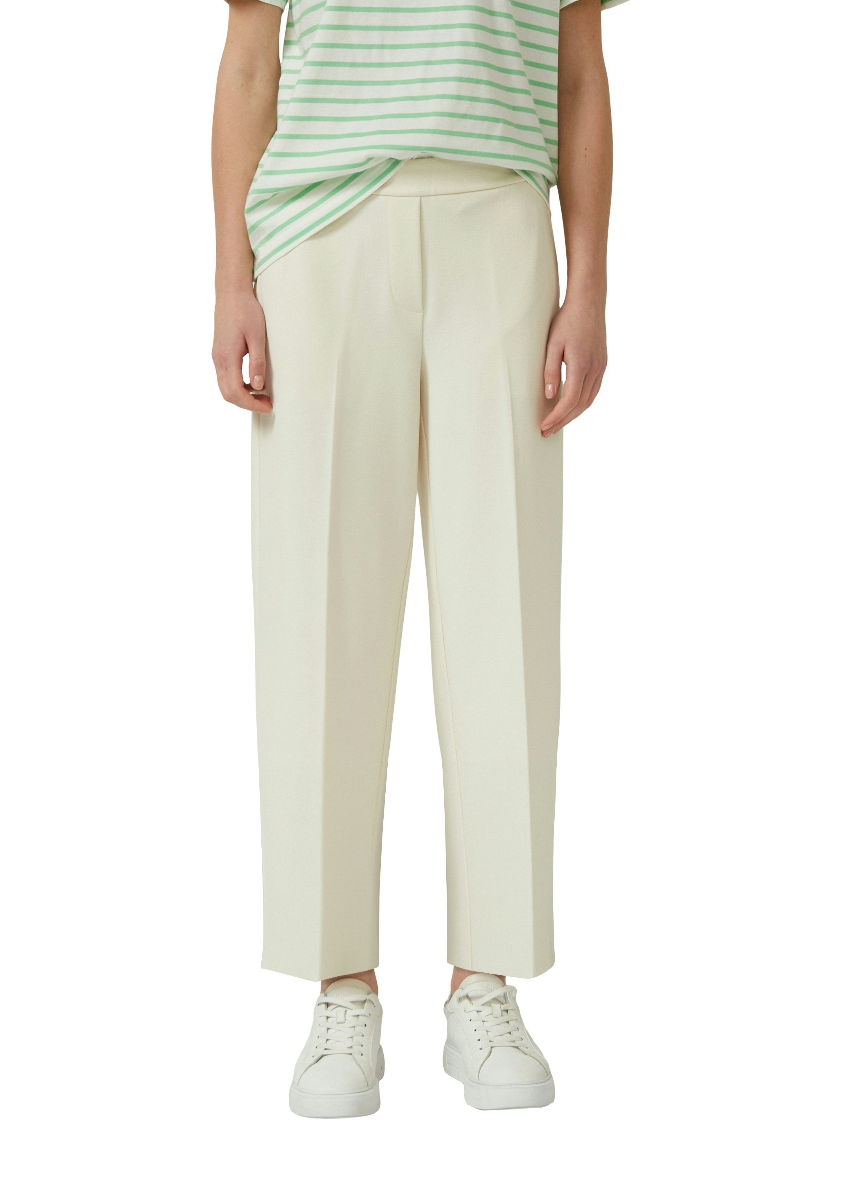 s.Oliver 7/8-Hose mit Bundfalten und Stretch-Anteil