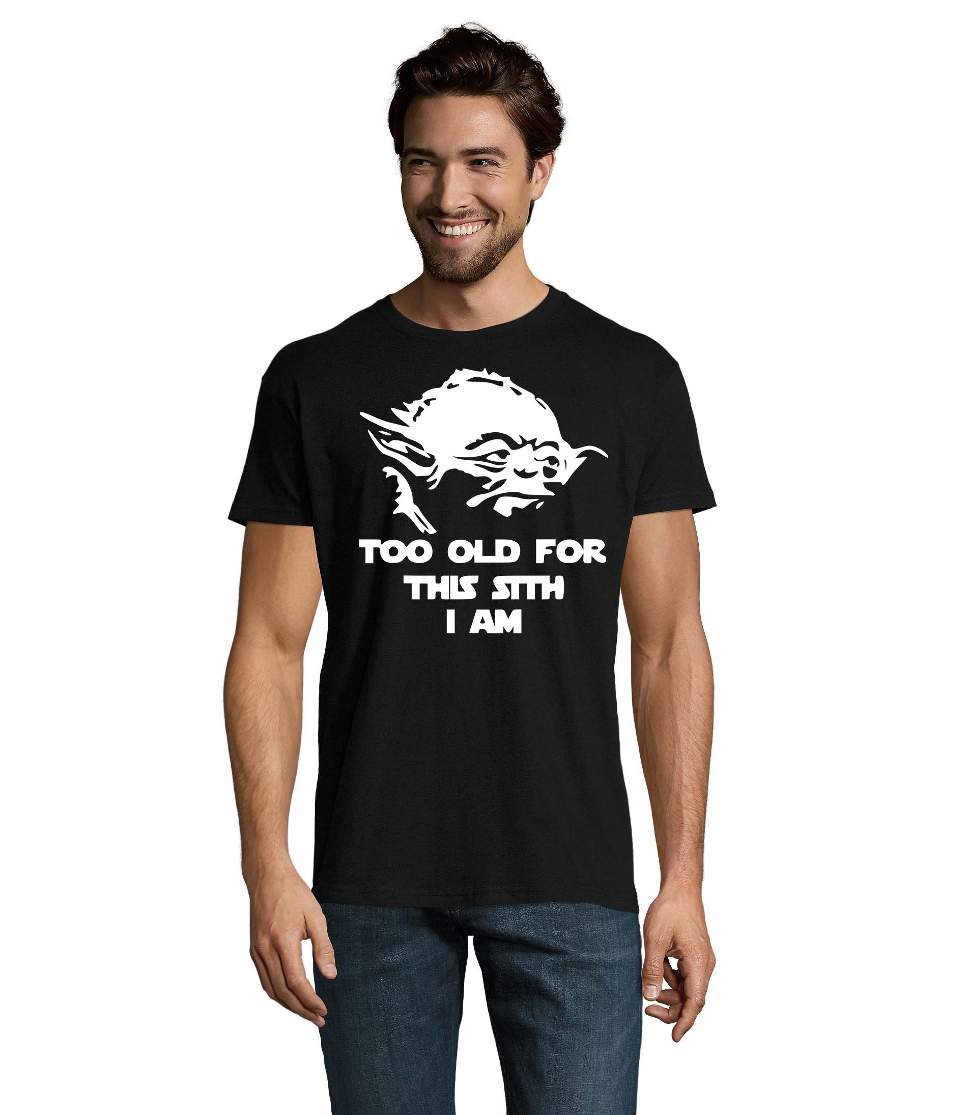 T-Shirt oldSith Herren T-Shirt SciFi Meister Spruch Print Kult Design